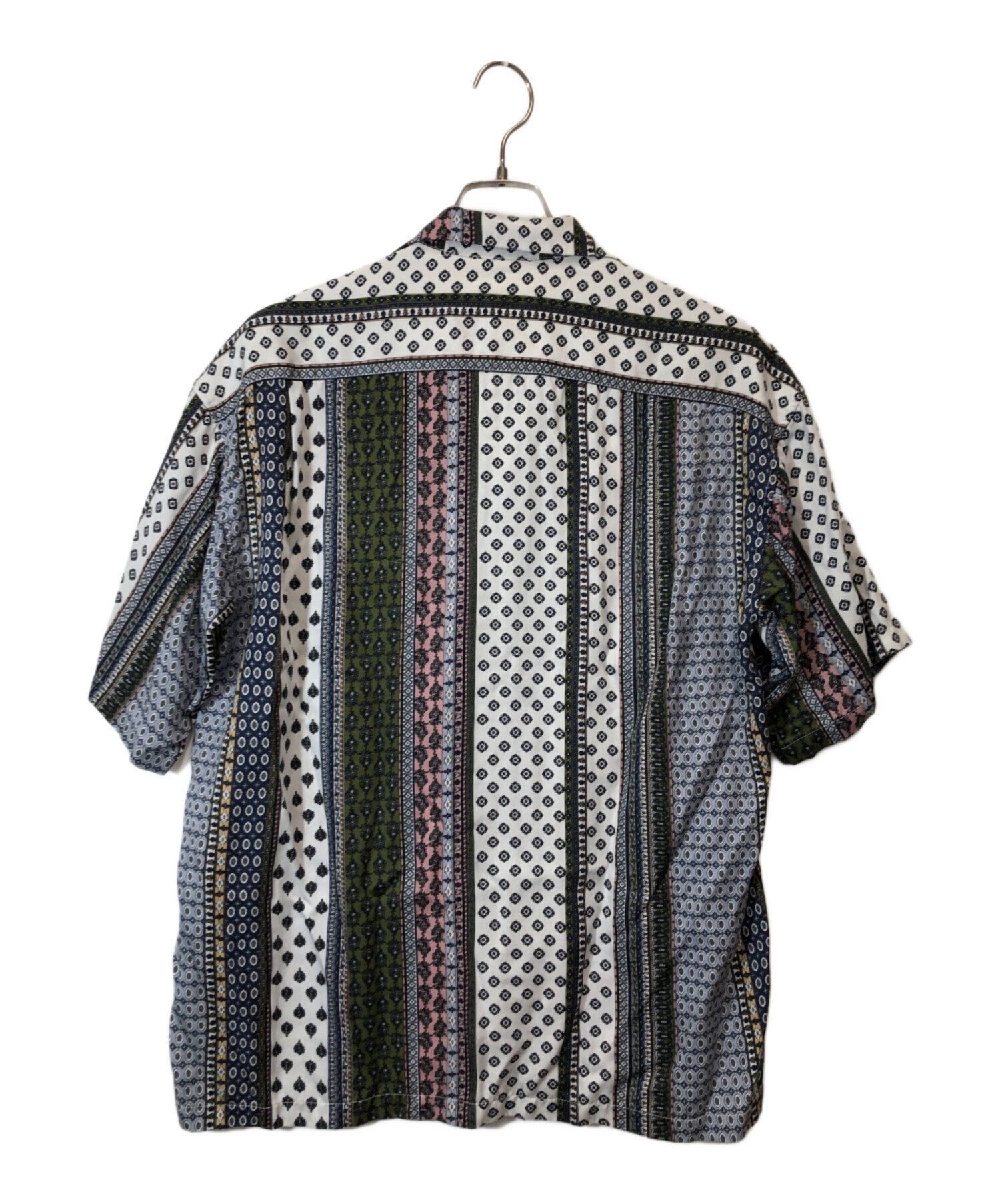 MONKEY TIME (モンキータイム) ST ETHNIC PATTERN OPEN SHIRT マルチカラー サイズ:Ｍ