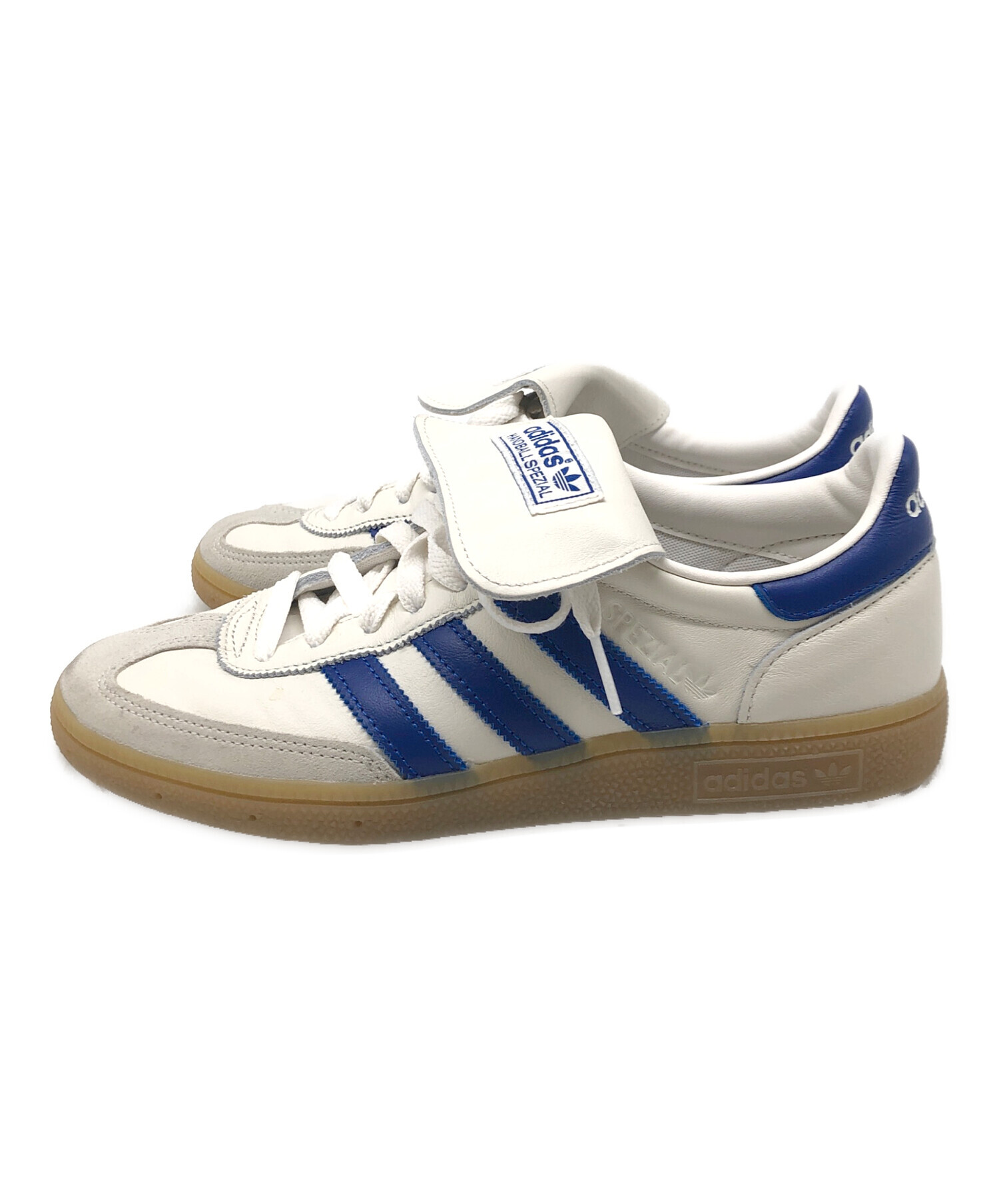 中古・古着通販】adidas (アディダス) HANDBALL SPEZIAL ホワイト×ブルー サイズ:SIZE 25cm｜ブランド・古着通販  トレファク公式【TREFAC FASHION】スマホサイト