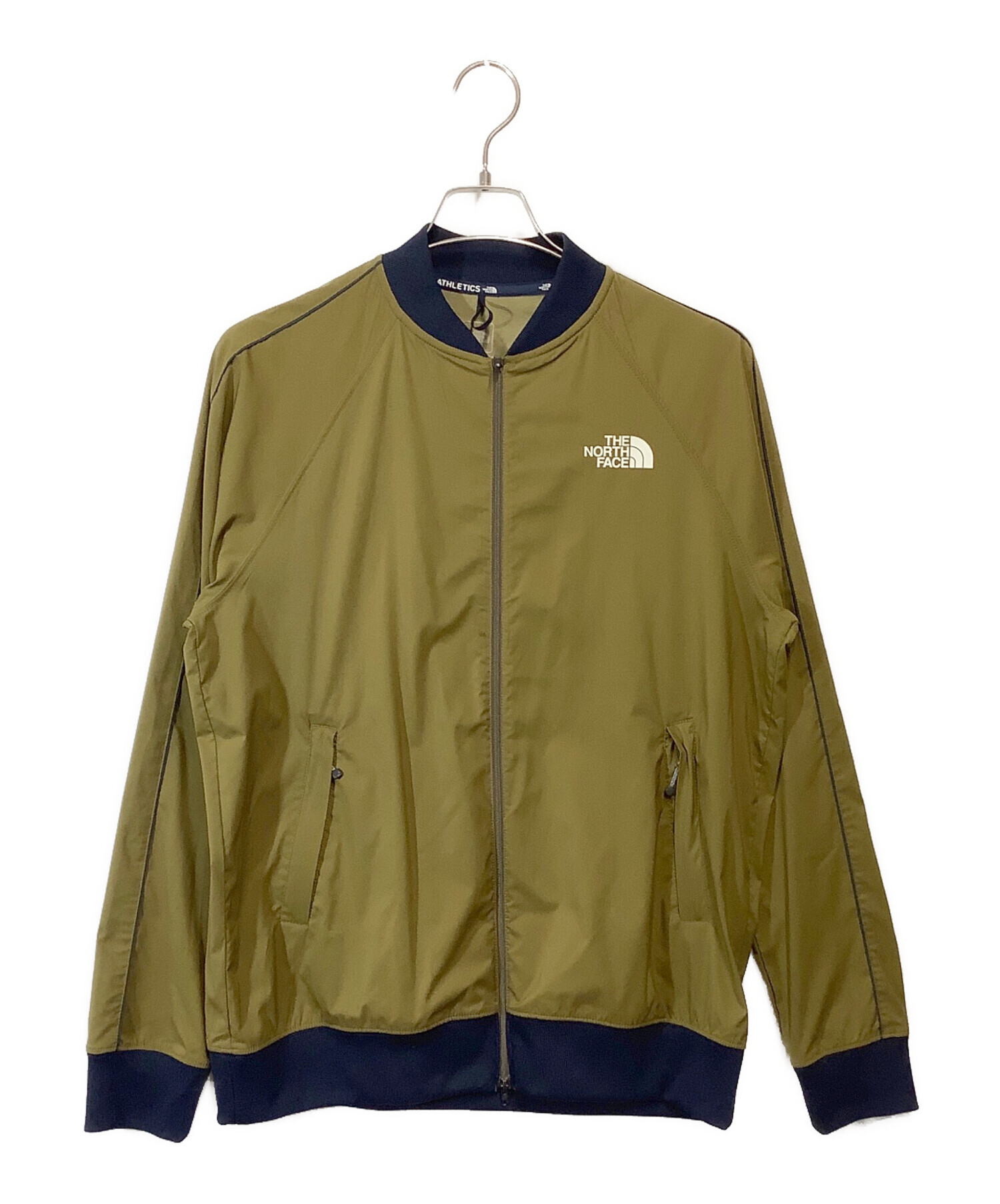 THE NORTH FACE (ザ ノース フェイス) ANTTIME WIND STADIUM  JACKET（エニータイムウィンドスタジアムジャケット） オリーブ サイズ:Ｍ