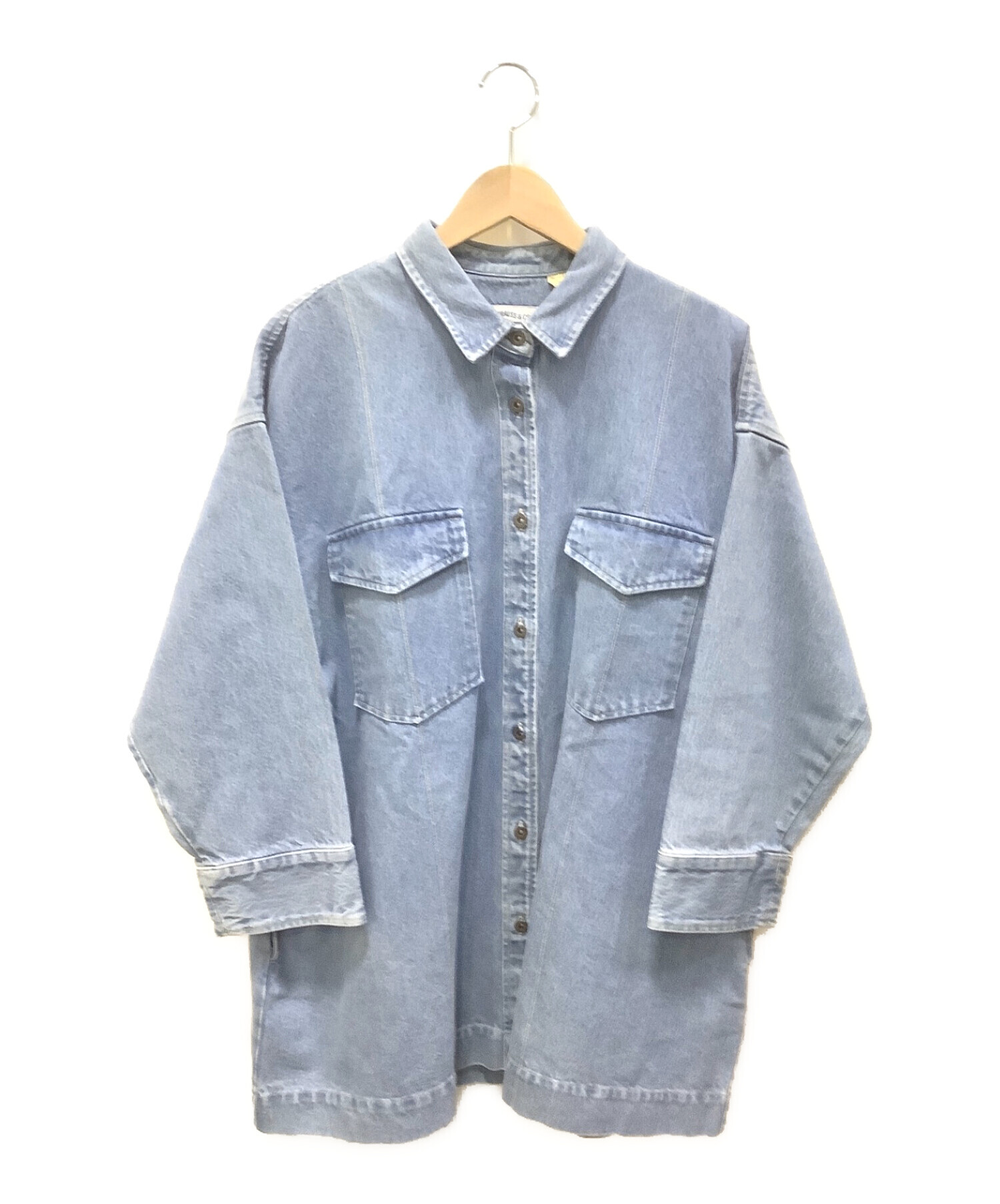 LEVI'S (リーバイス) ワイドデニムジャケット ブルー サイズ:ﾘｰﾊﾞｲｽｻｲｽﾞＳ 未使用品