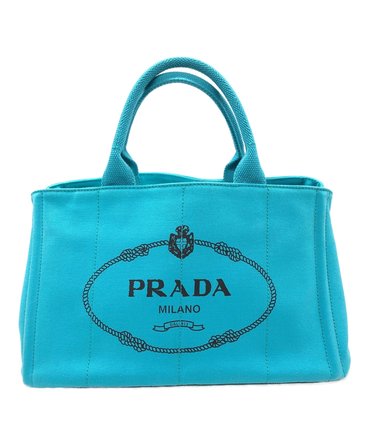 中古・古着通販】PRADA (プラダ) トートバッグ ライトブルー｜ブランド