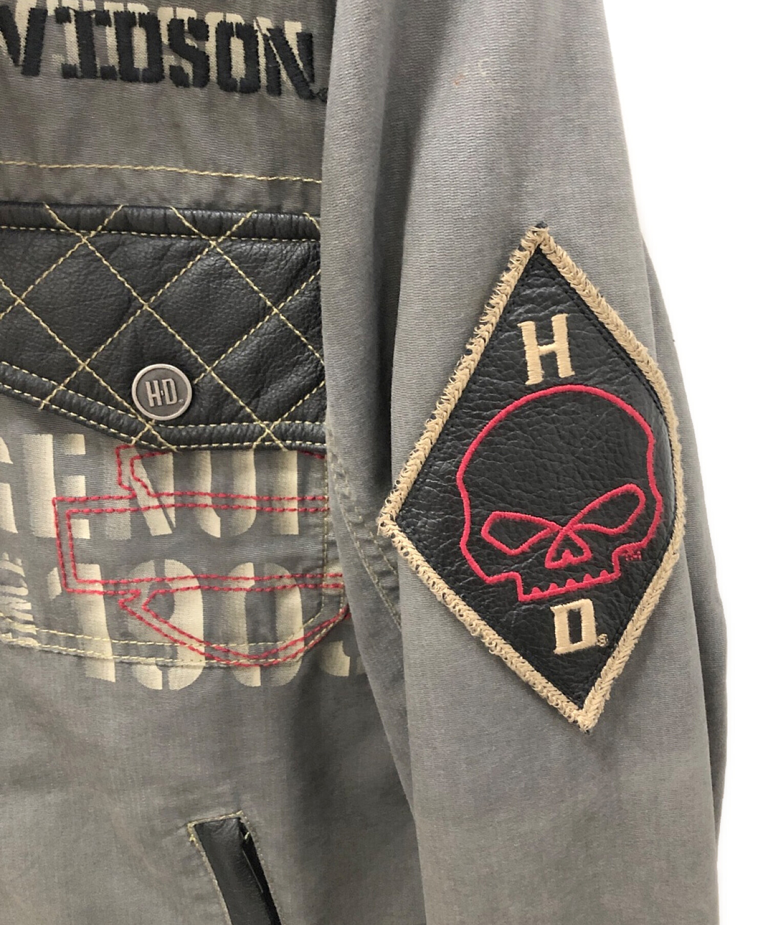 中古・古着通販】HARLEY-DAVIDSON (ハーレーダビッドソン) フーデッド