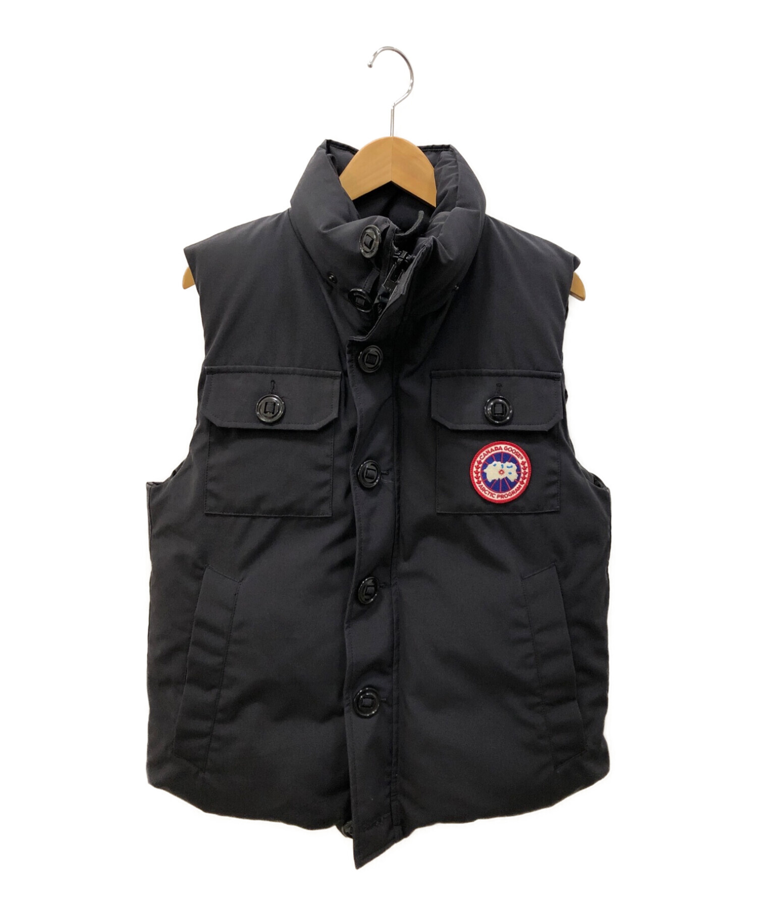 中古・古着通販】CANADA GOOSE (カナダグース) ダウンベスト ブラック