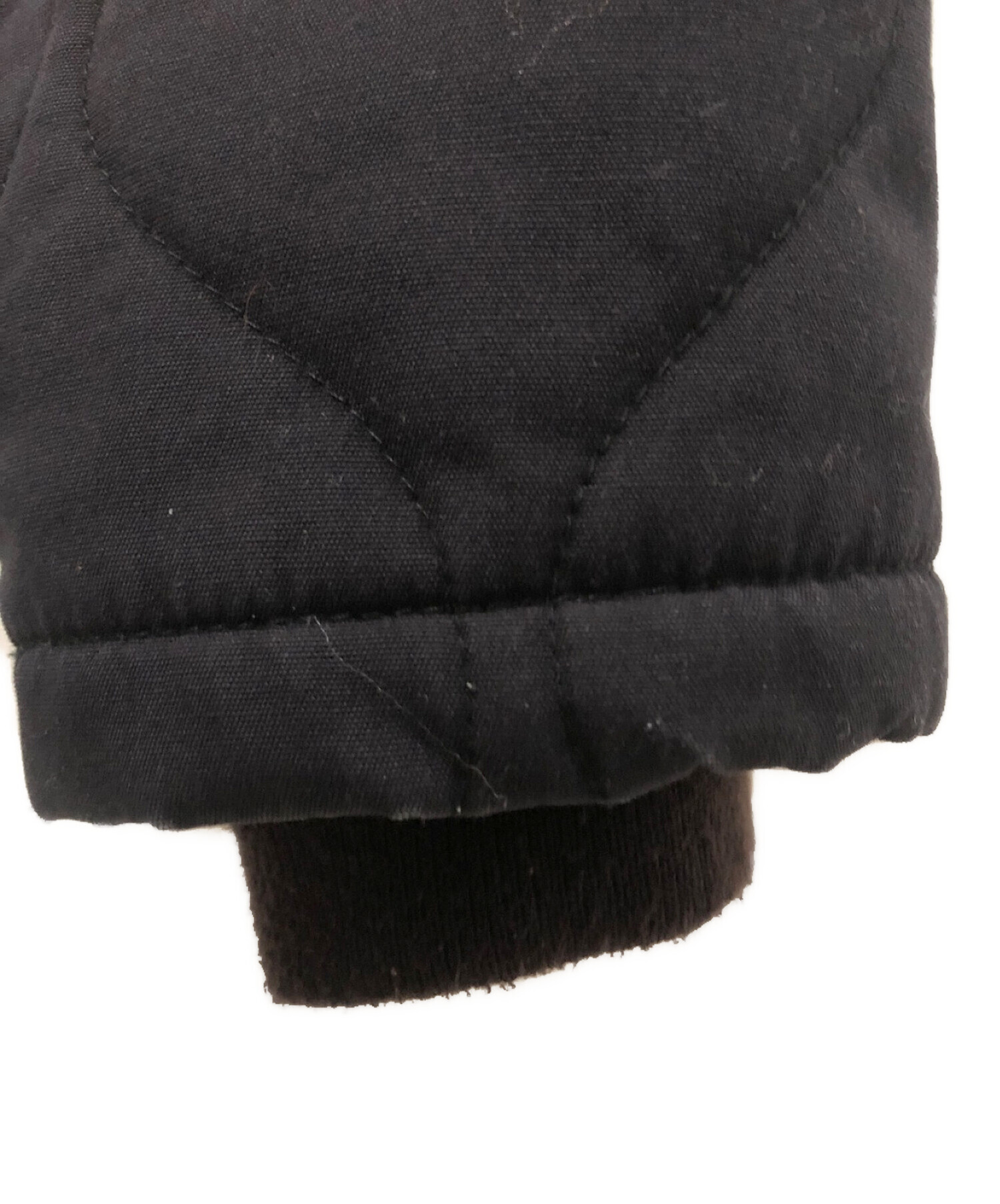 GRIP SWANY (グリップスワニー) ファイアープルーフキルトジャケット ブラック×ブラウン サイズ:Ｌ