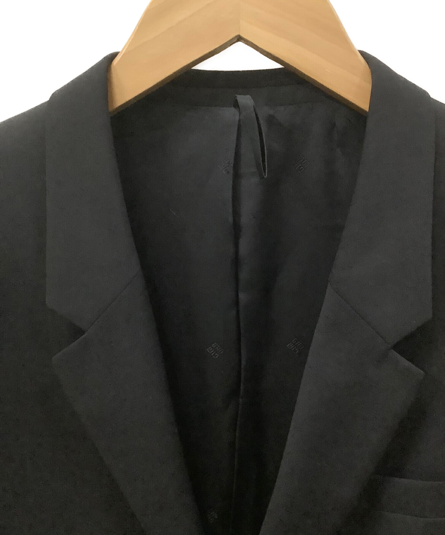 GIVENCHY (ジバンシィ) テーラードジャケット ブラック サイズ:46
