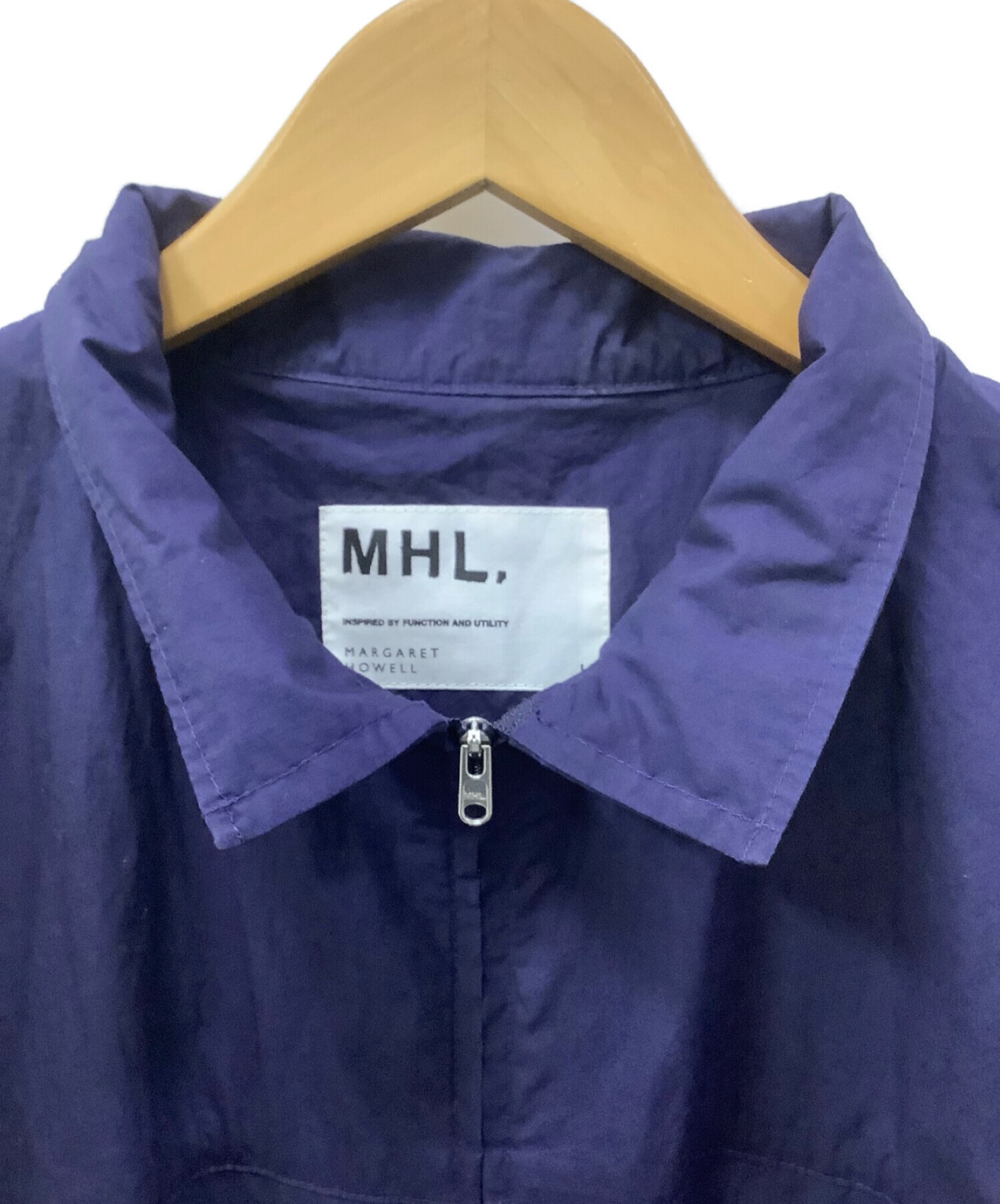 中古・古着通販】MHL (エムエイチエル) ジップブルゾン ネイビー