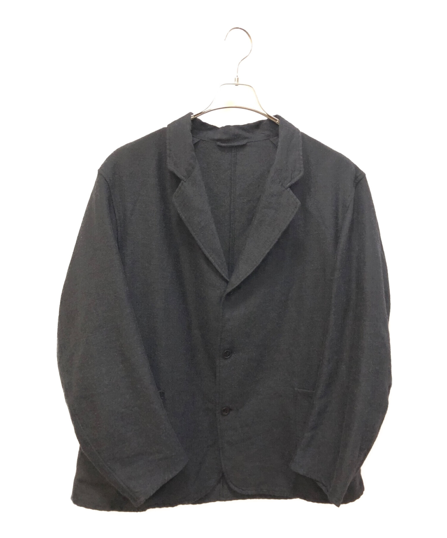 COMOLI (コモリ) ウールシルクジャケット ブラック サイズ:2