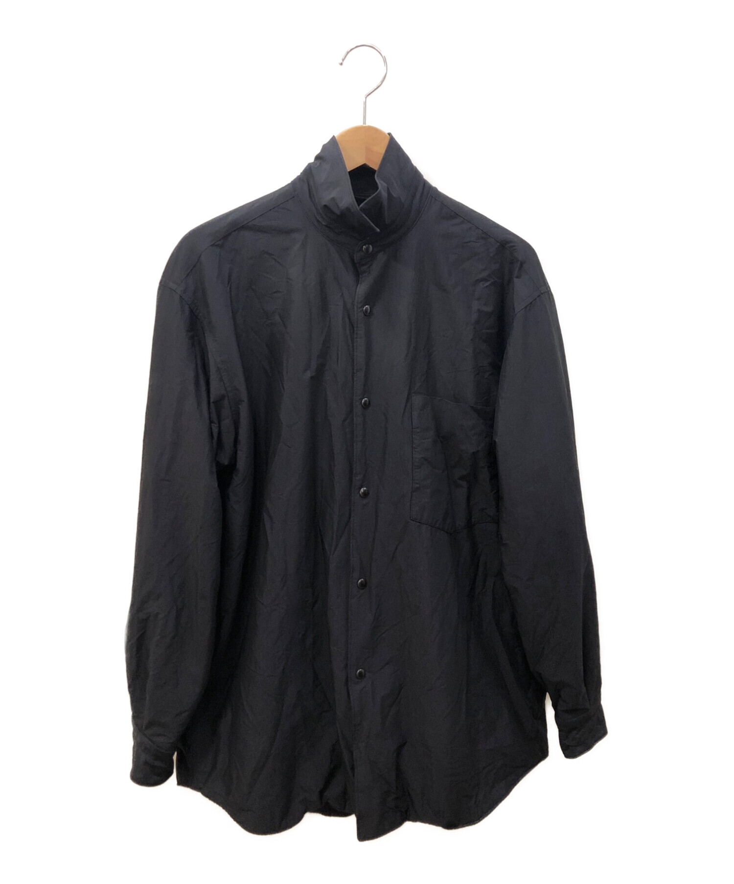 COMOLI (コモリ) ナイロンシャツジャケット ネイビー サイズ:2