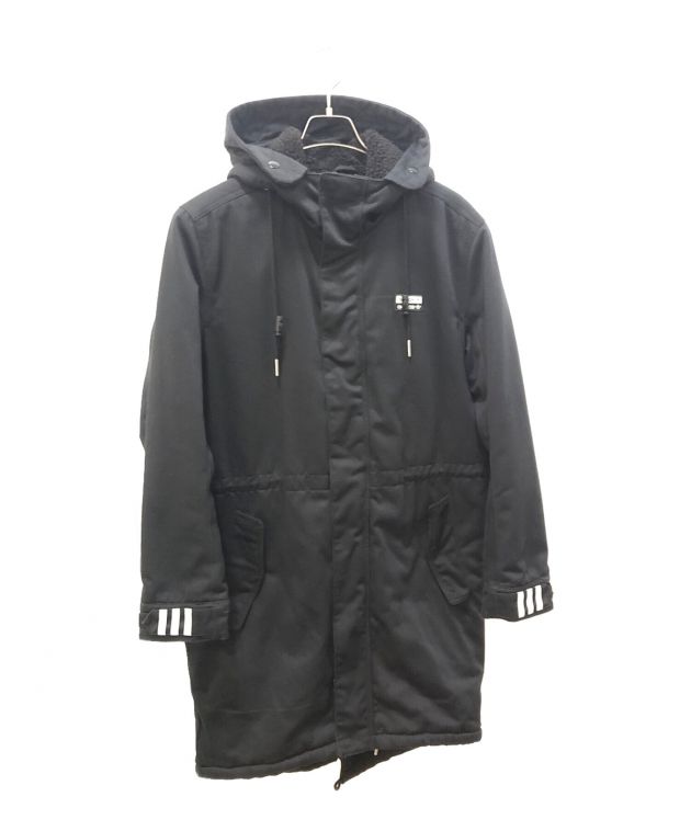 中古・古着通販】adidas (アディダス) 裏ボアロングコート ブラック サイズ:L｜ブランド・古着通販 トレファク公式【TREFAC  FASHION】スマホサイト