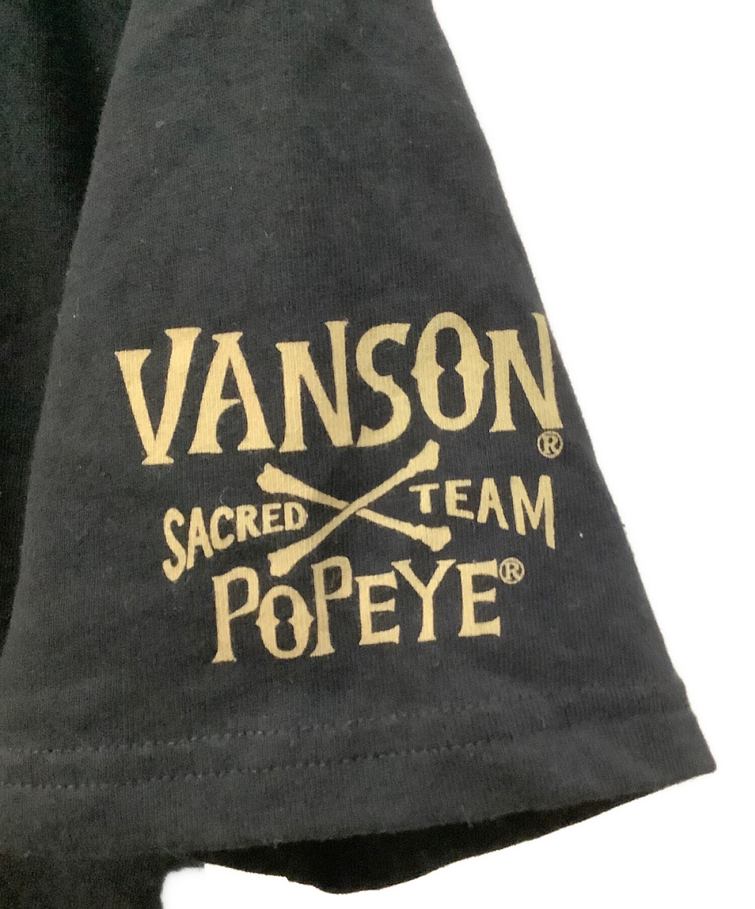 中古・古着通販】VANSON (バンソン) ボーリングシャツ ブラック