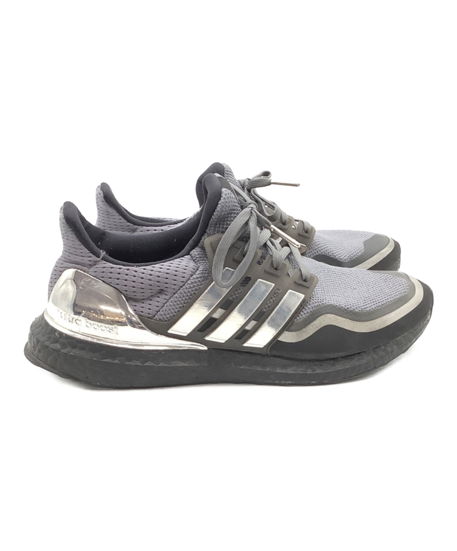 中古・古着通販】adidas (アディダス) ウルトラブーストローカットシューズ グレー×シルバー サイズ:25.5｜ブランド・古着通販  トレファク公式【TREFAC FASHION】スマホサイト