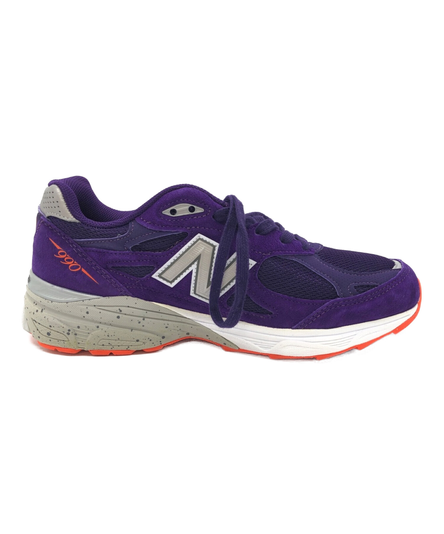 NEW BALANCE (ニューバランス) ローカットスニーカー パープル サイズ:CM 25.5