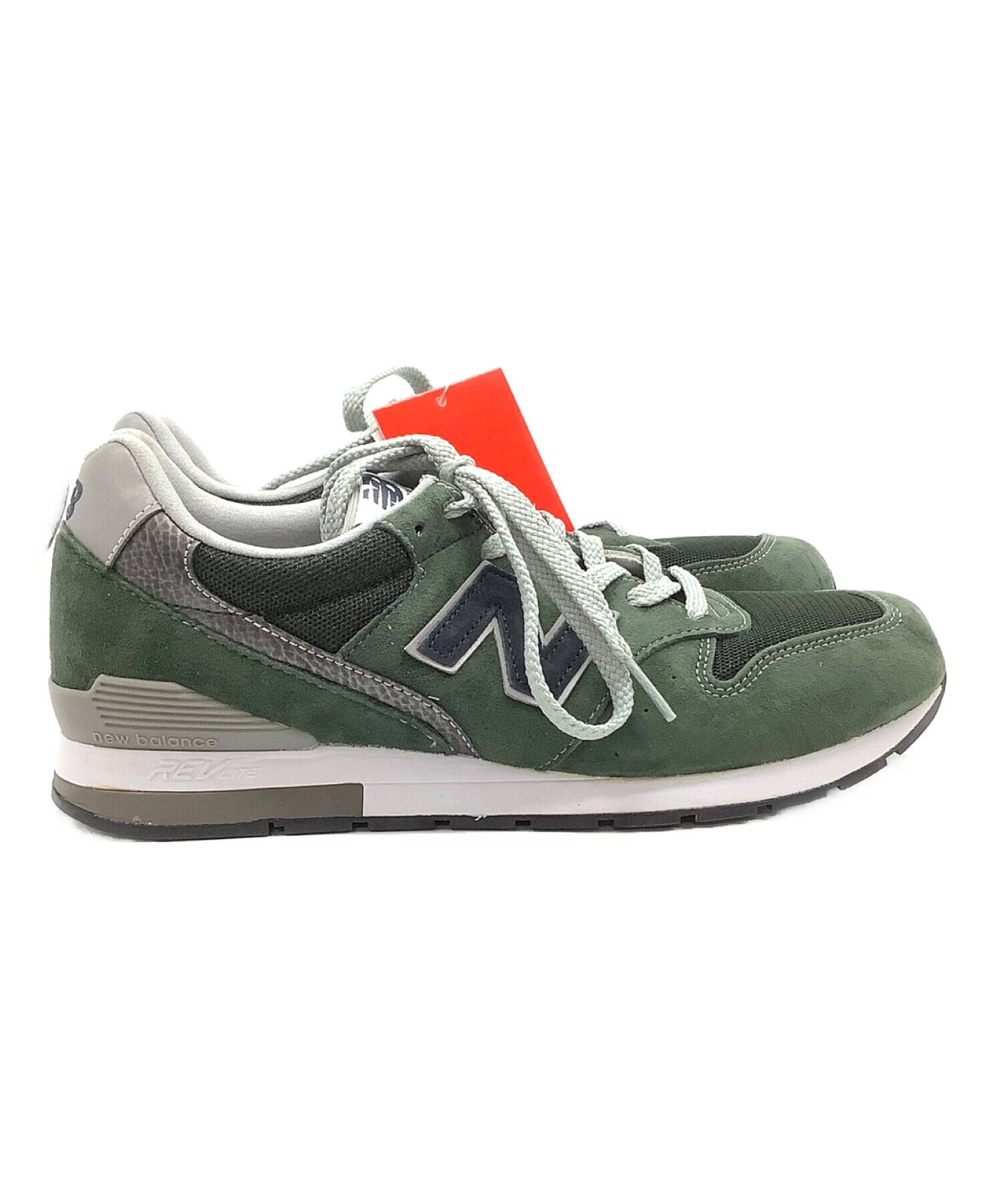 NEW BALANCE (ニューバランス) ローカットスニーカー グリーン サイズ:JPN 25.5 未使用品