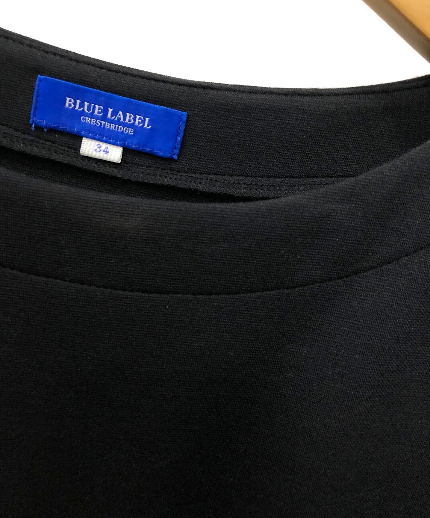 BLUE LABEL CRESTBRIDGE (ブルーレーベルクレストブリッジ) チュールワンピース ブラック サイズ:XS