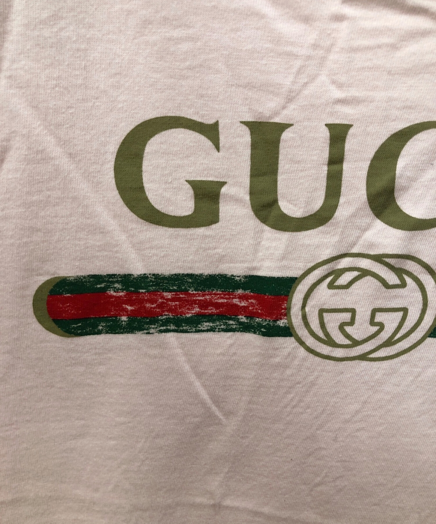 中古・古着通販】GUCCI (グッチ) 半袖カットソー ピンク サイズ:10 