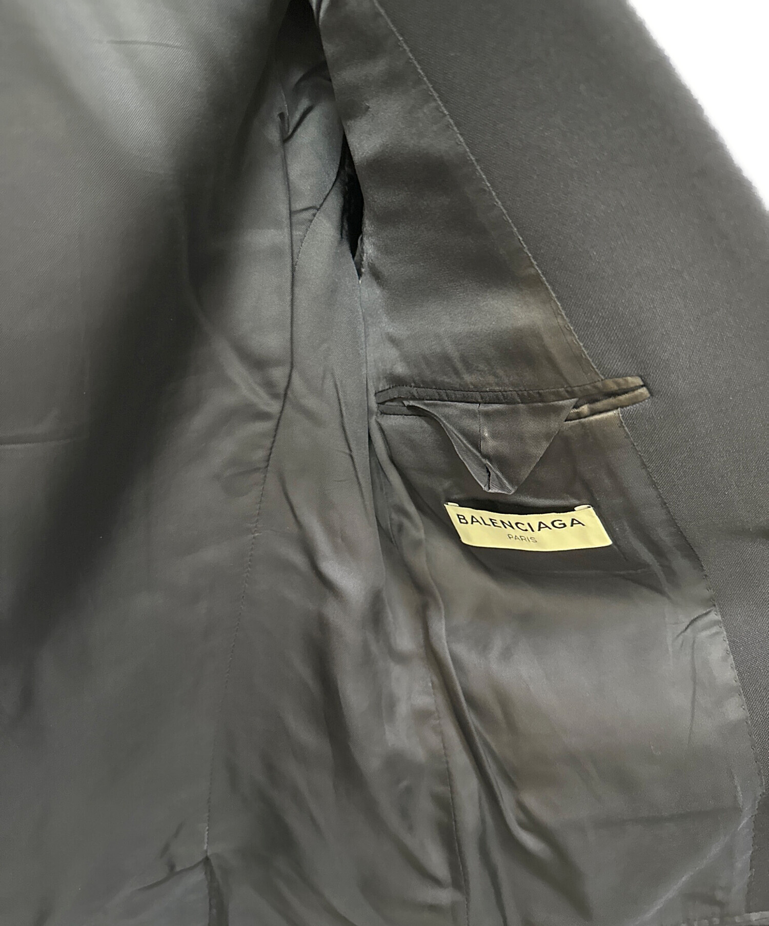 中古・古着通販】BALENCIAGA (バレンシアガ) 2Bセットアップスーツ ネイビー サイズ:44｜ブランド・古着通販  トレファク公式【TREFAC FASHION】スマホサイト