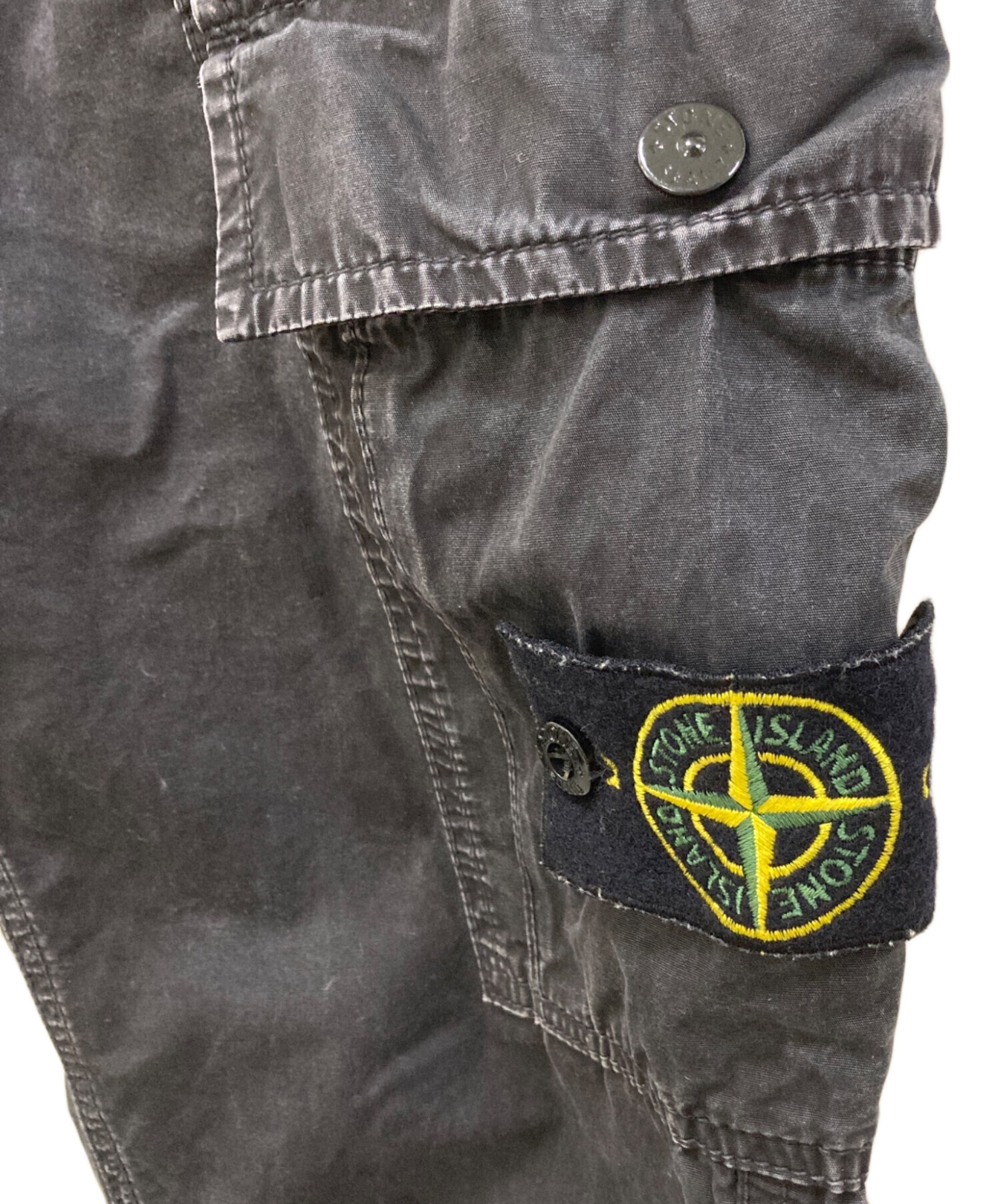 中古・古着通販】STONE ISLAND (ストーンアイランド) カーゴパンツ ブラック サイズ:W29｜ブランド・古着通販  トレファク公式【TREFAC FASHION】スマホサイト