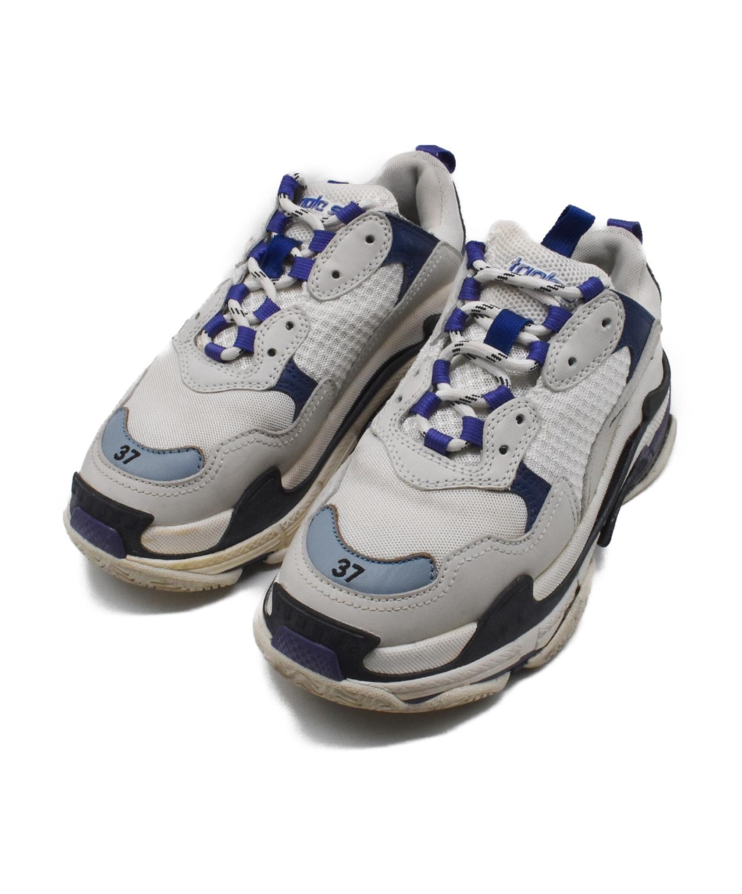 BALENCIAGA (バレンシアガ) TRIPLE S/346/スニーカー ホワイト サイズ:24.5 TRIPLE S/346