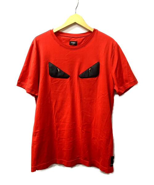 【中古・古着通販】FENDI (フェンディ) Tシャツ レッド サイズ:54