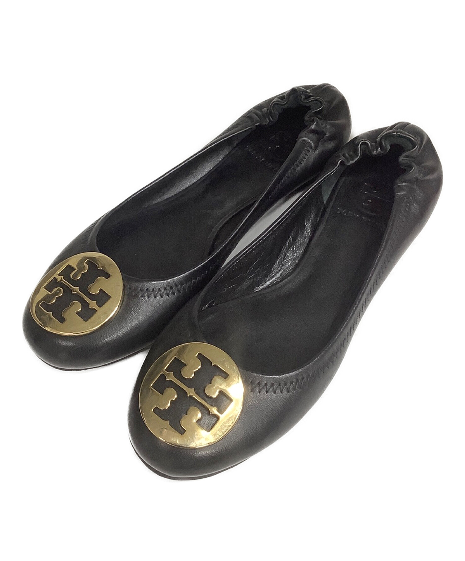 TORY BURCH (トリーバーチ) フラットパンプス ブラック サイズ:6.5