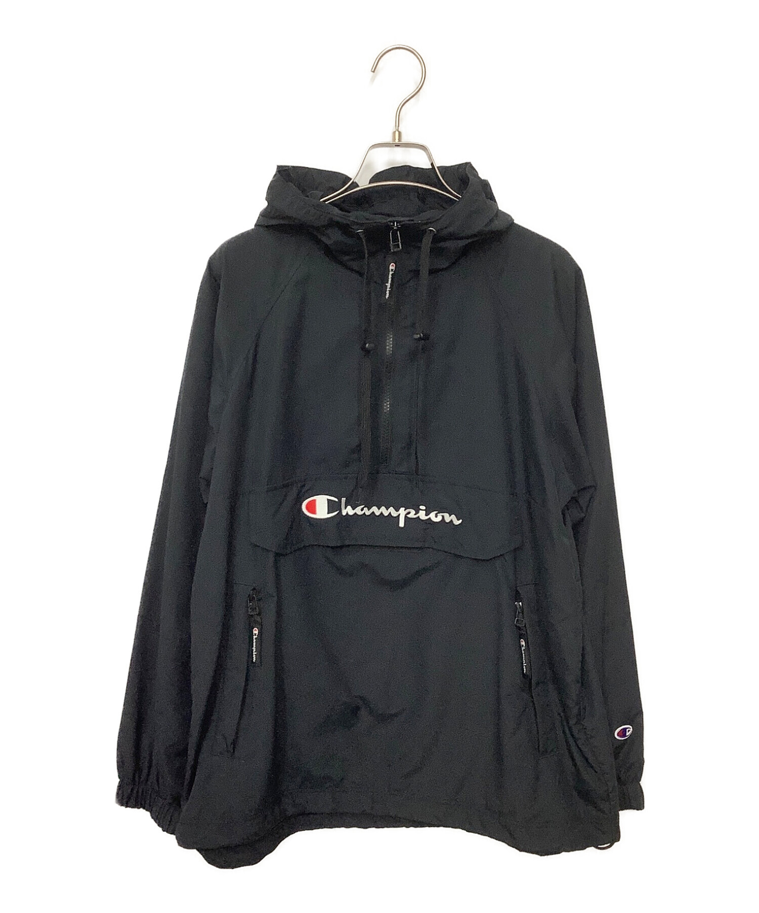 Champion (チャンピオン) アノラックパーカー ブラック サイズ:S 未使用品