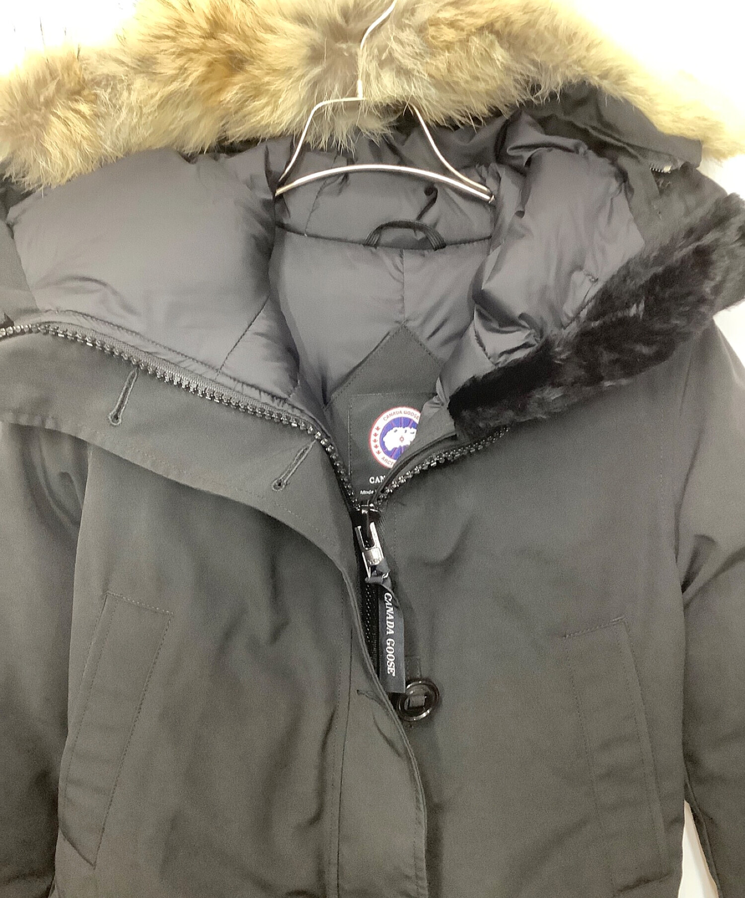 中古・古着通販】CANADA GOOSE (カナダグース) BRONTE PARKA ブラック