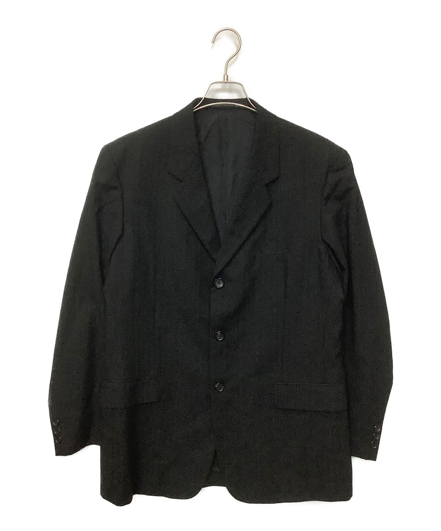 yohji yamamoto costume d'homme (ヨウジヤマモトコスチュームドオム) テーラードジャケット ブラック サイズ:2