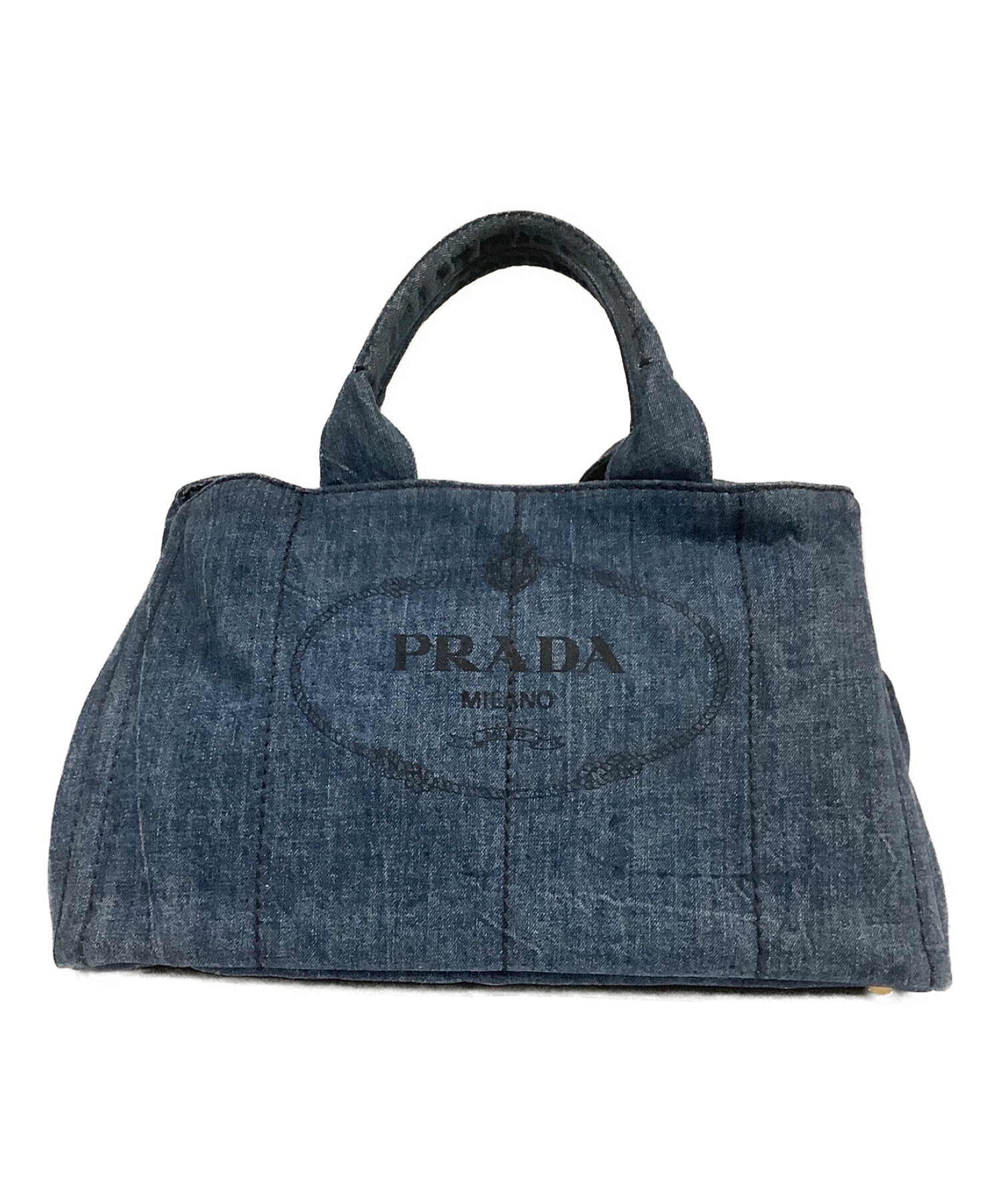 中古・古着通販】PRADA (プラダ) ハンドバッグ インディゴ｜ブランド・古着通販 トレファク公式【TREFAC FASHION】スマホサイト