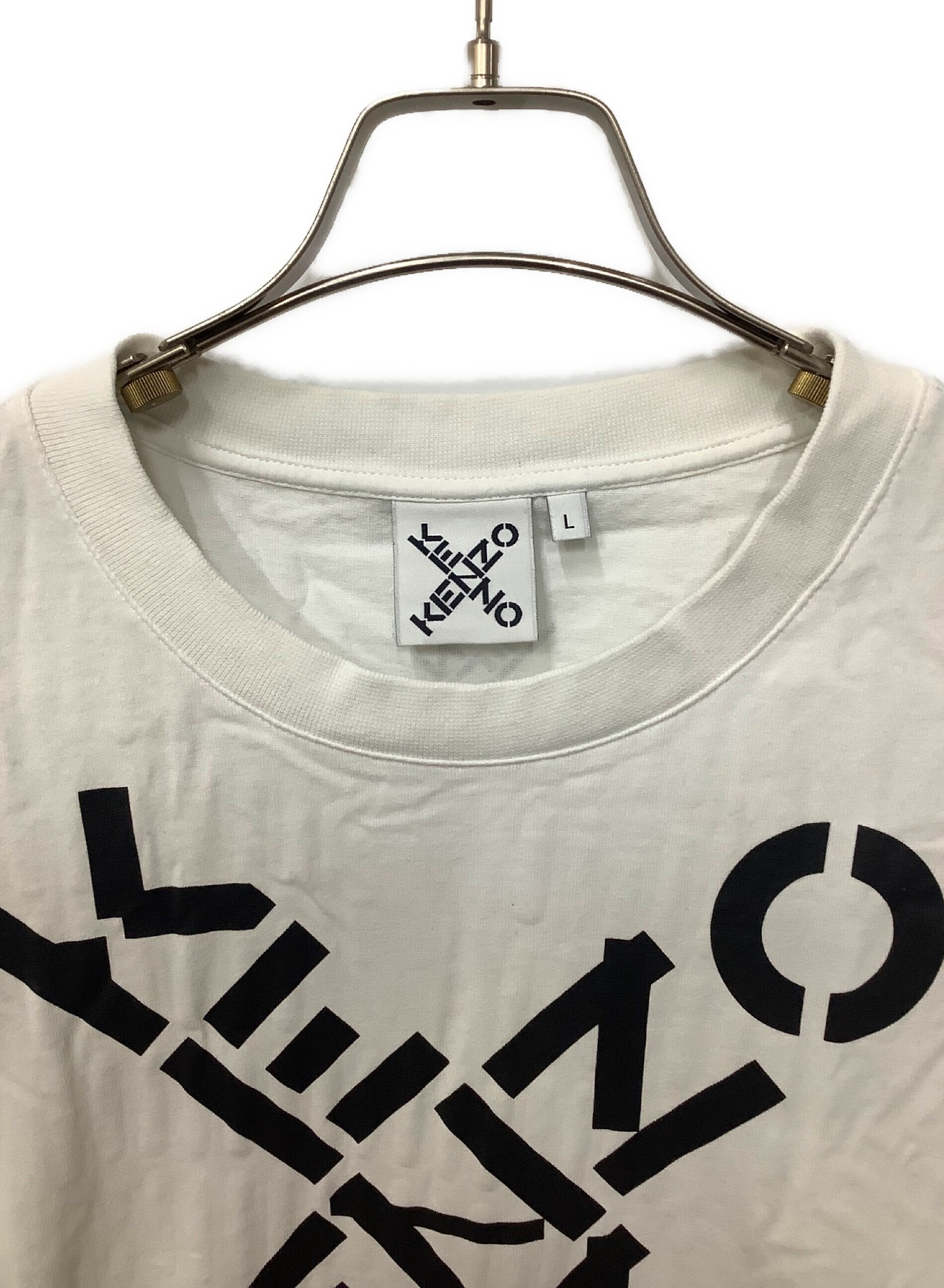 中古・古着通販】KENZO (ケンゾー) プリントカットソー ホワイト