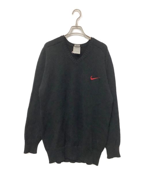 中古・古着通販】NIKE (ナイキ) 90'ｓニット ブラック サイズ:L