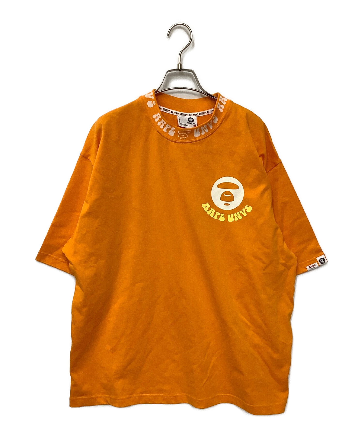 A BATHING APE (ア ベイシング エイプ) AAPE FANCY TEE オレンジ サイズ:M