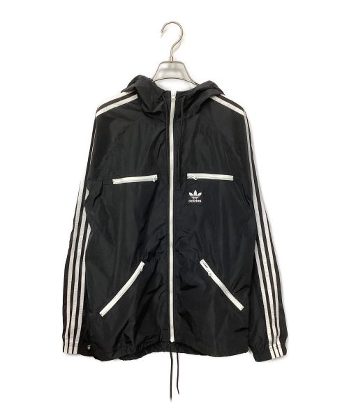 中古・古着通販】adidas (アディダス) ナイロンパーカー ブラック