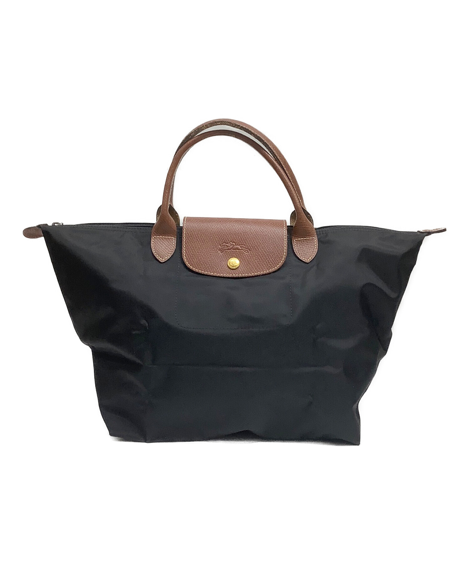 LONGCHAMP (ロンシャン) トートバッグ ブラック×ブラウン