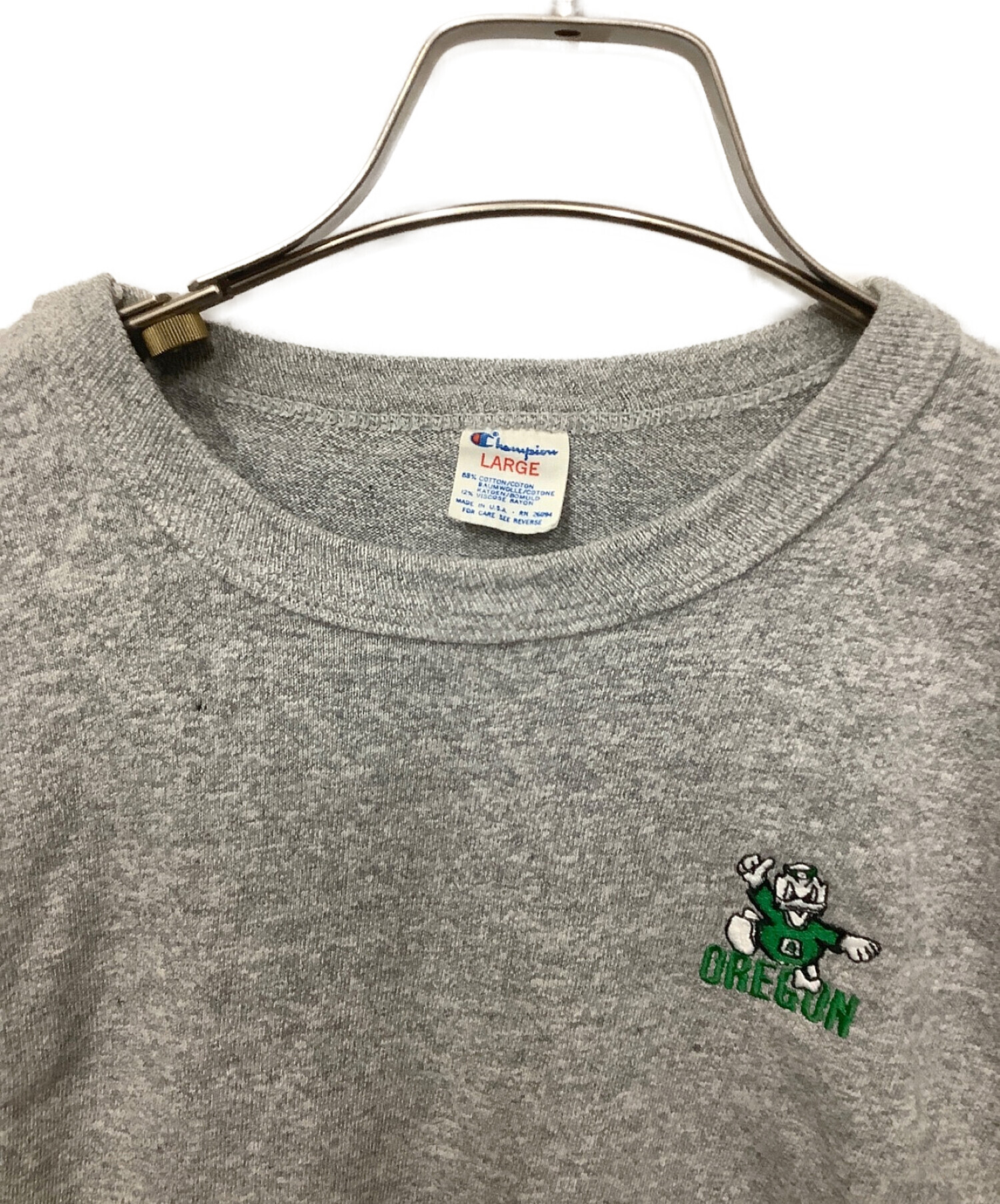 中古・古着通販】Champion (チャンピオン) ヴィンテージTシャツ グレー