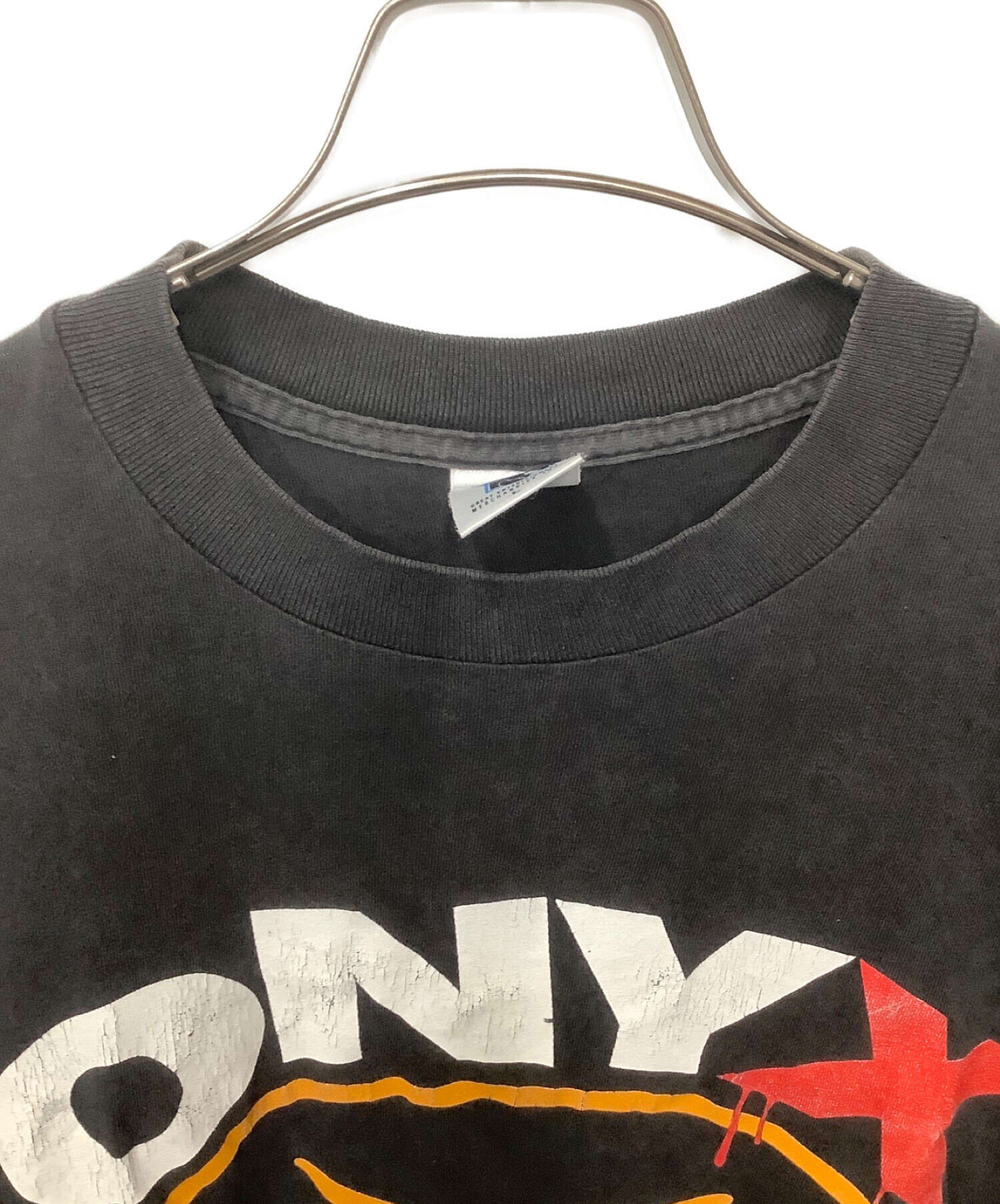 中古・古着通販】ONYX (オニック) ヴィンテージバンドTシャツ ブラック