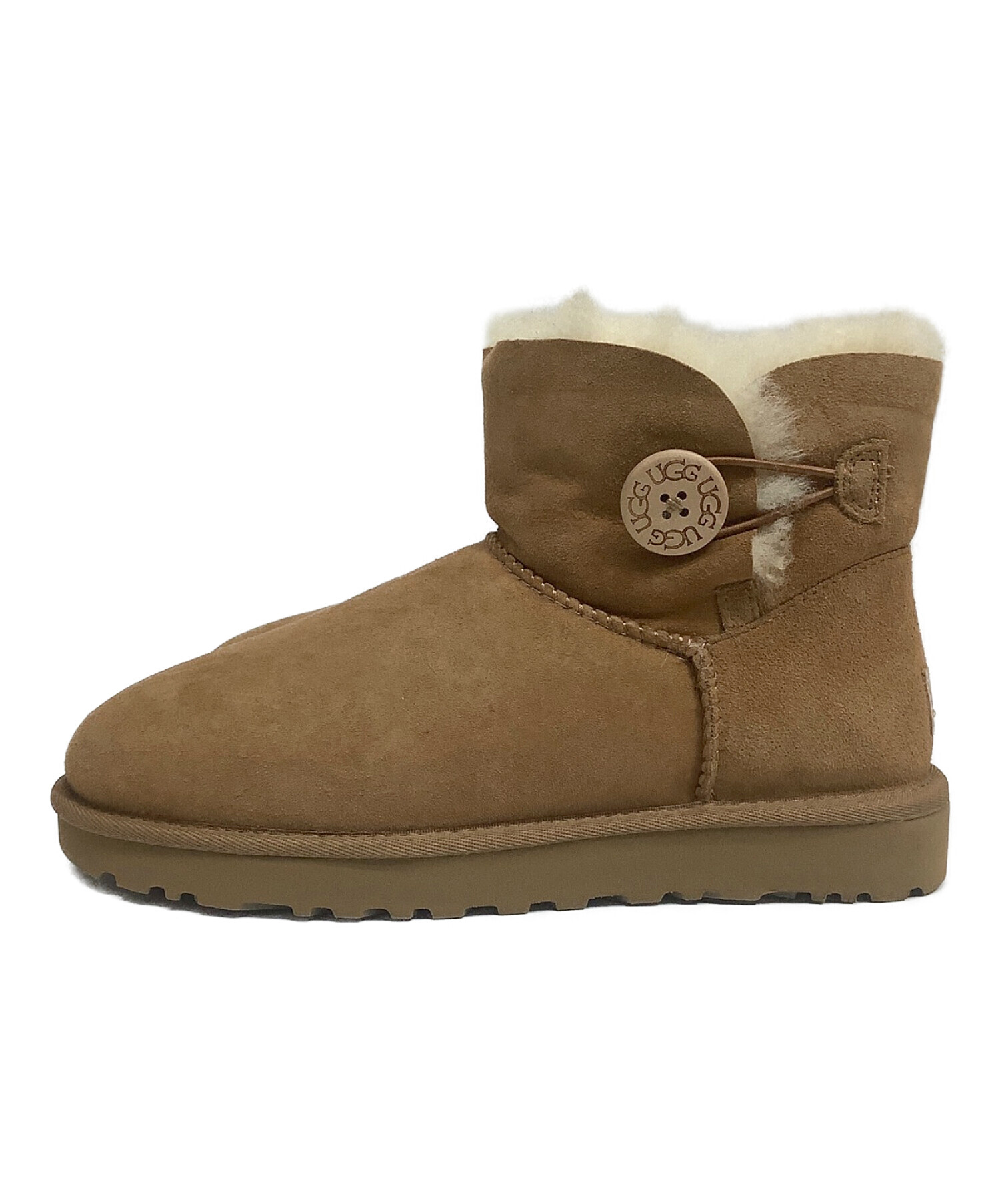 中古・古着通販】UGG (アグ) ムートンブーツ ブラウン サイズ:25cm 未