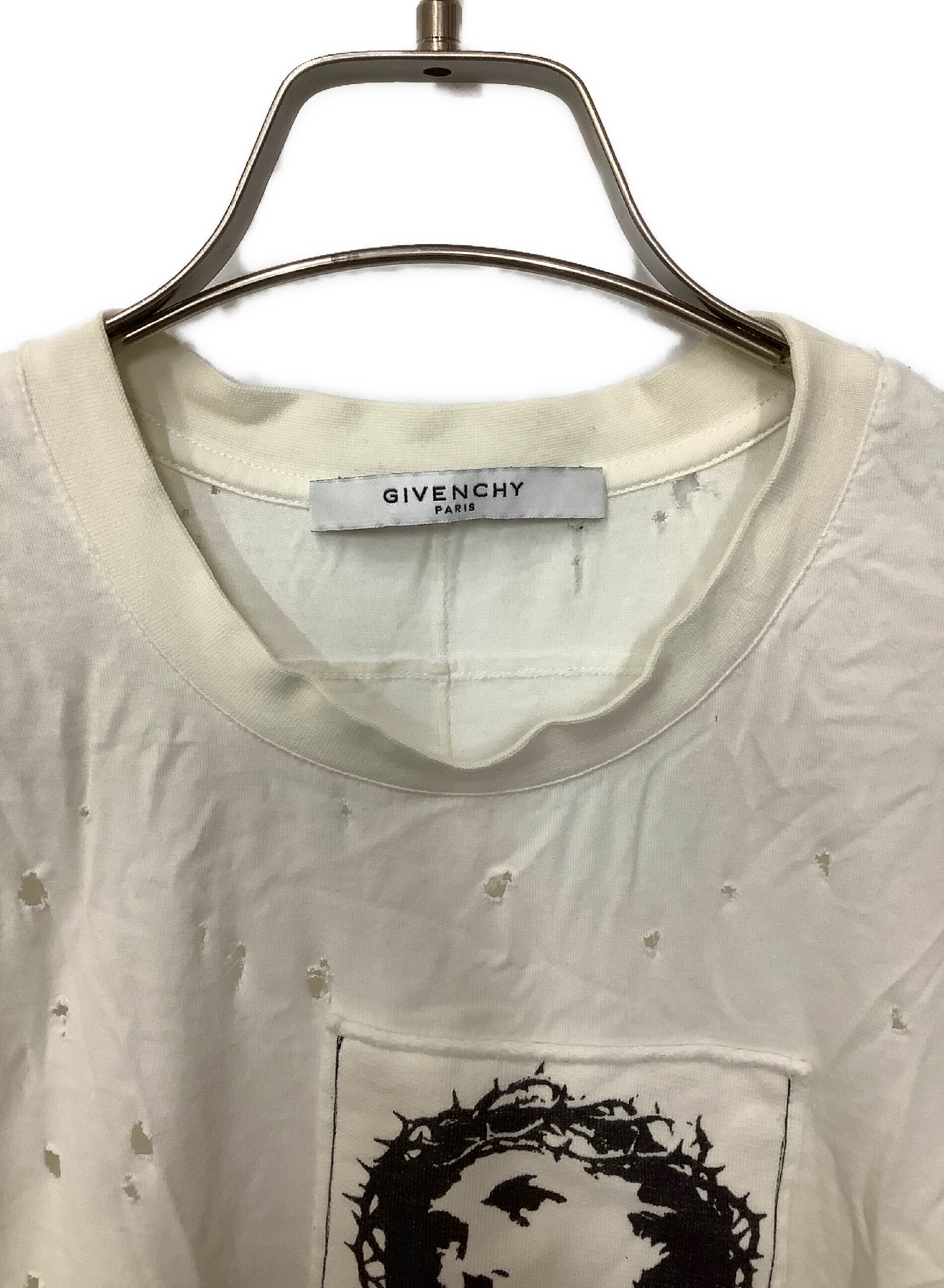 中古・古着通販】GIVENCHY (ジバンシィ) ダメージ半袖カットソー