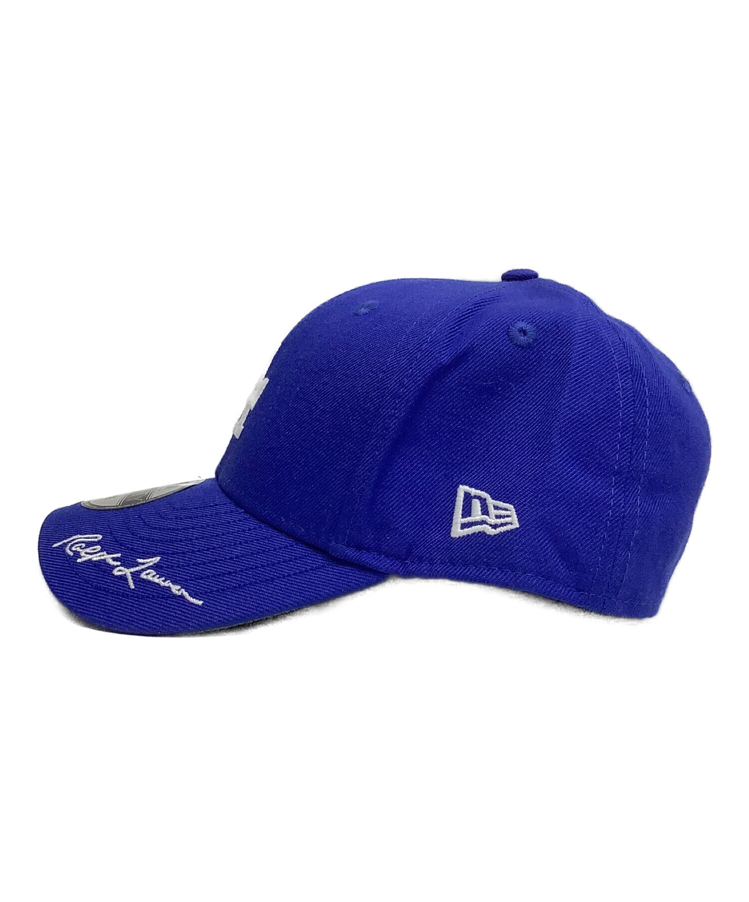 New Era (ニューエラ) POLO RALPH LAUREN (ポロ・ラルフローレン) キャップ ブルー×ホワイト サイズ:L