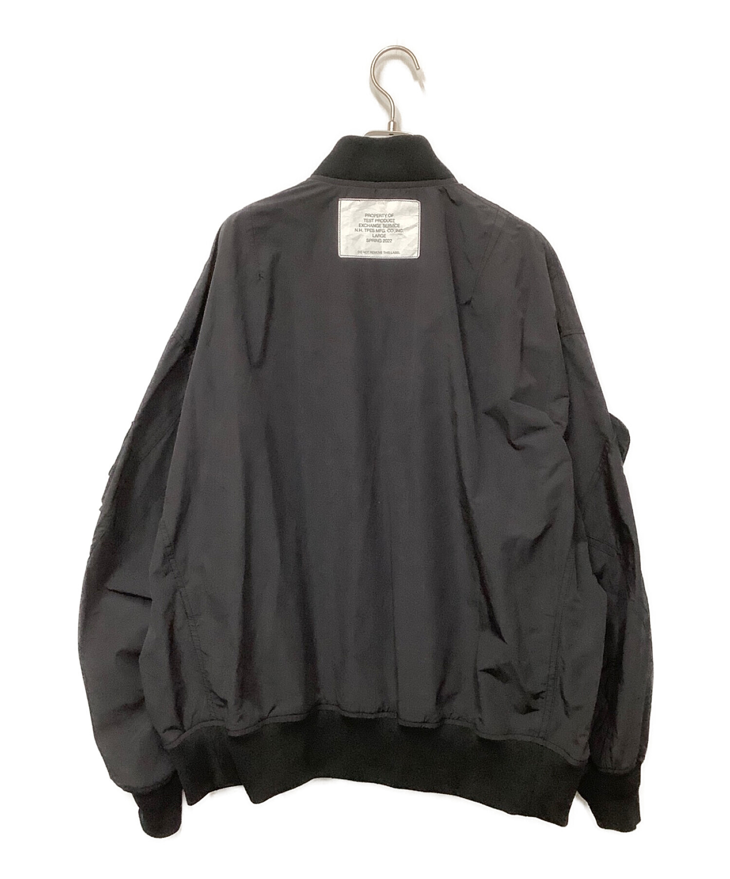 N.HOOLYWOOD (エヌ ハリウッド) フライトジャケット ブラック サイズ:40