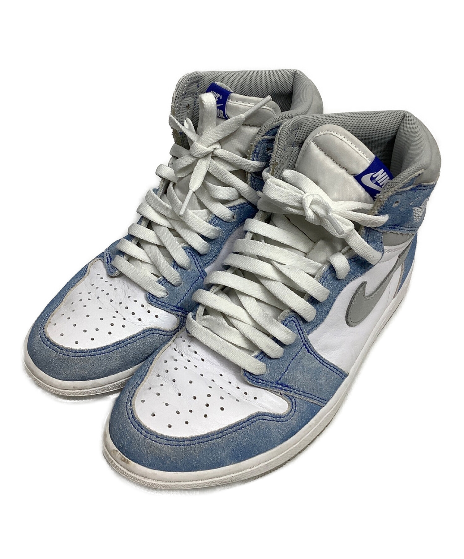 中古・古着通販】NIKE (ナイキ) Air Jordan 1 High OG ホワイト×ブルー