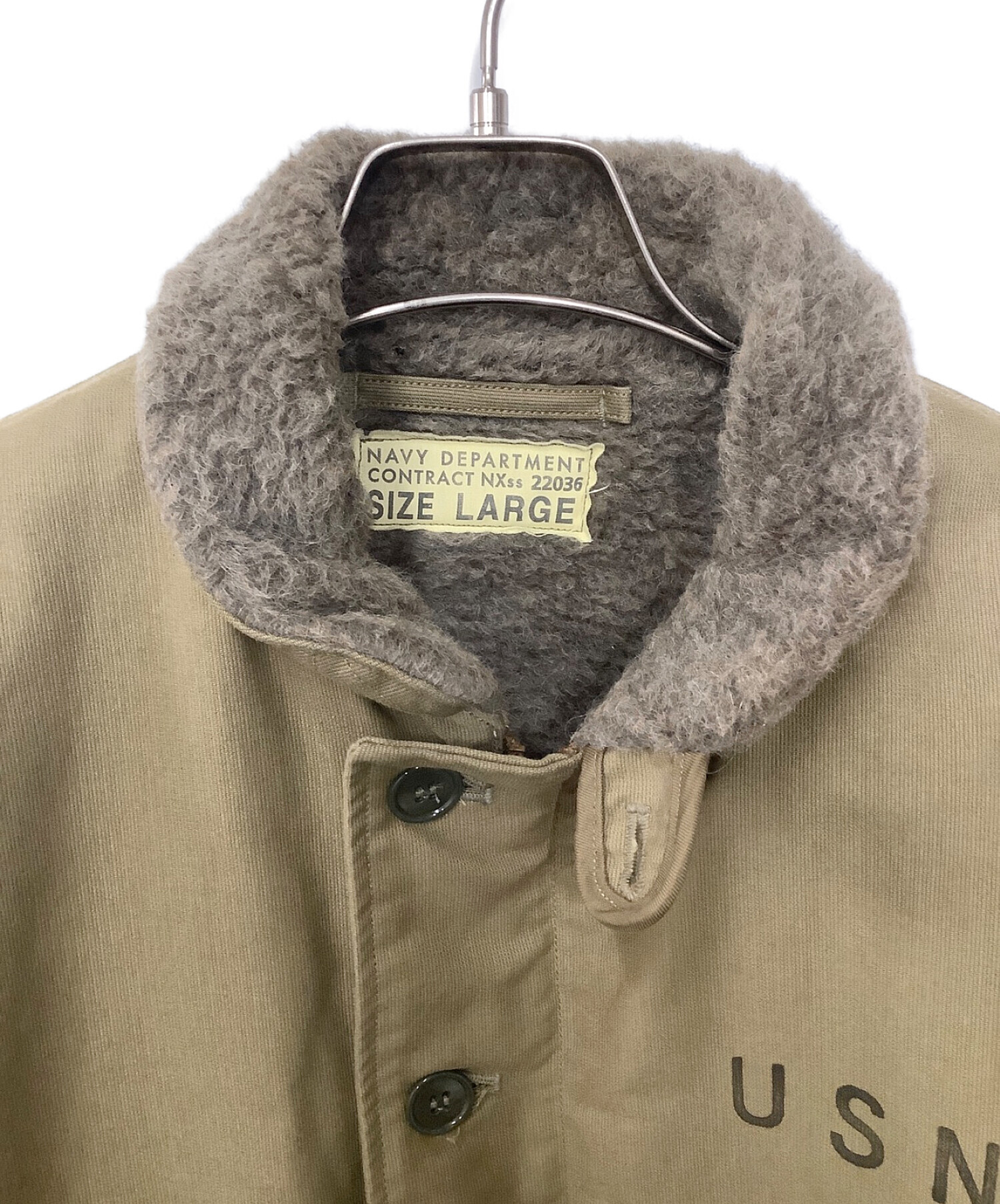 中古・古着通販】NAVY DEPARTMENT (ネイビーデパートメント) N-1デッキジャケット オリーブ サイズ:L｜ブランド・古着通販  トレファク公式【TREFAC FASHION】スマホサイト