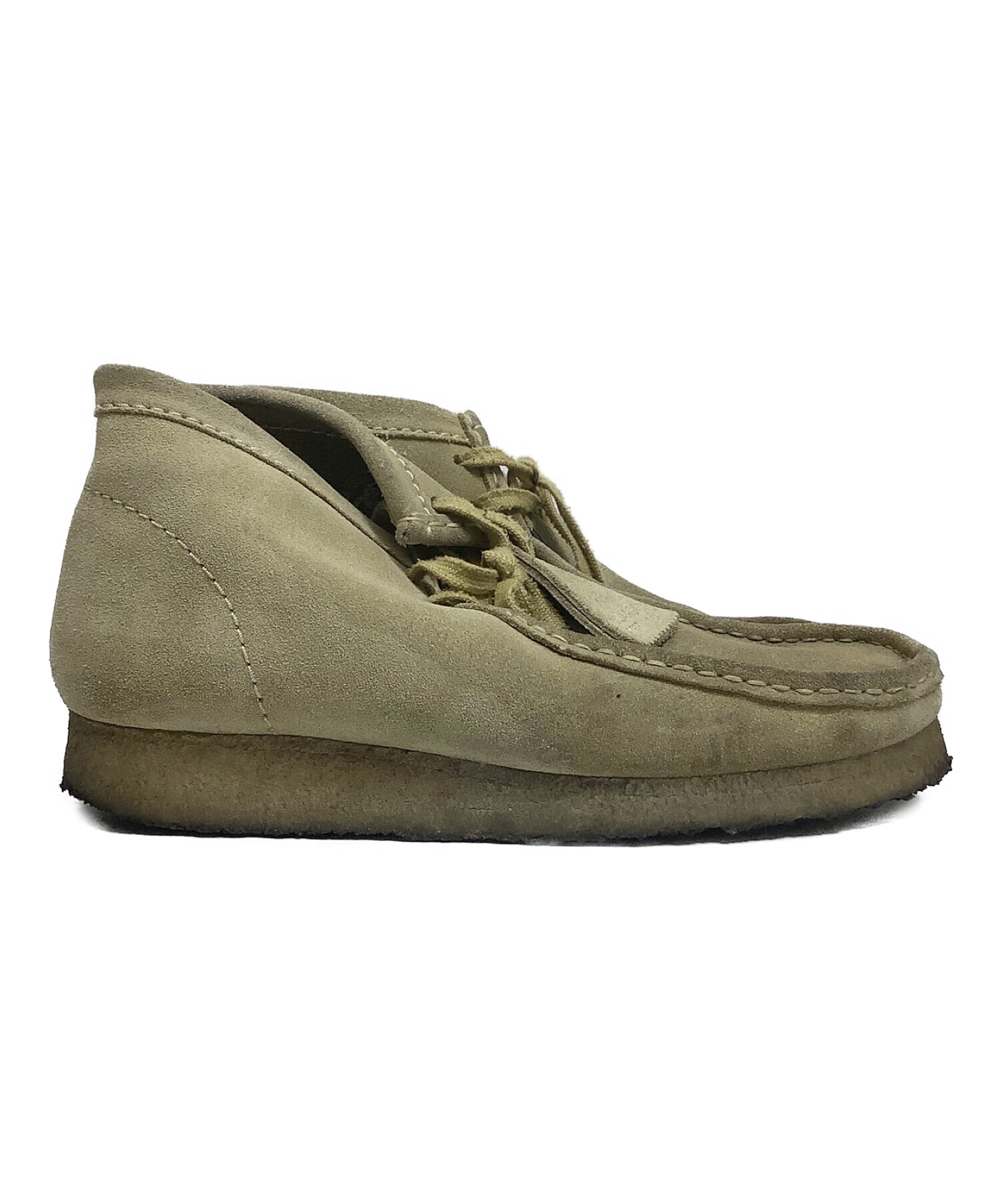 中古・古着通販】CLARKS (クラークス) ワラビーブーツ ベージュ サイズ