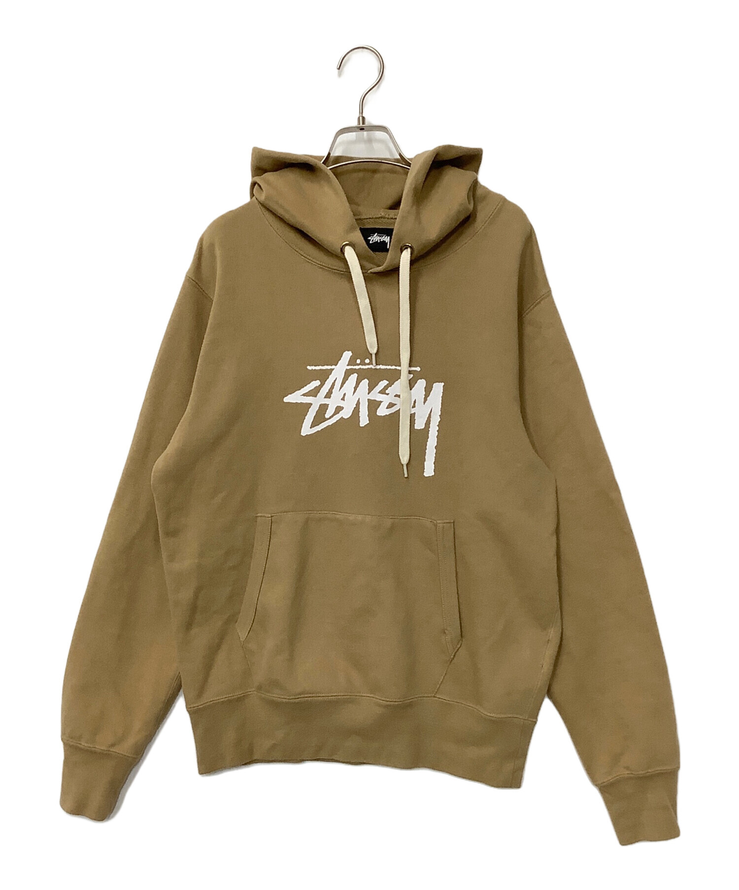 stussy パーカー セール ベージュ