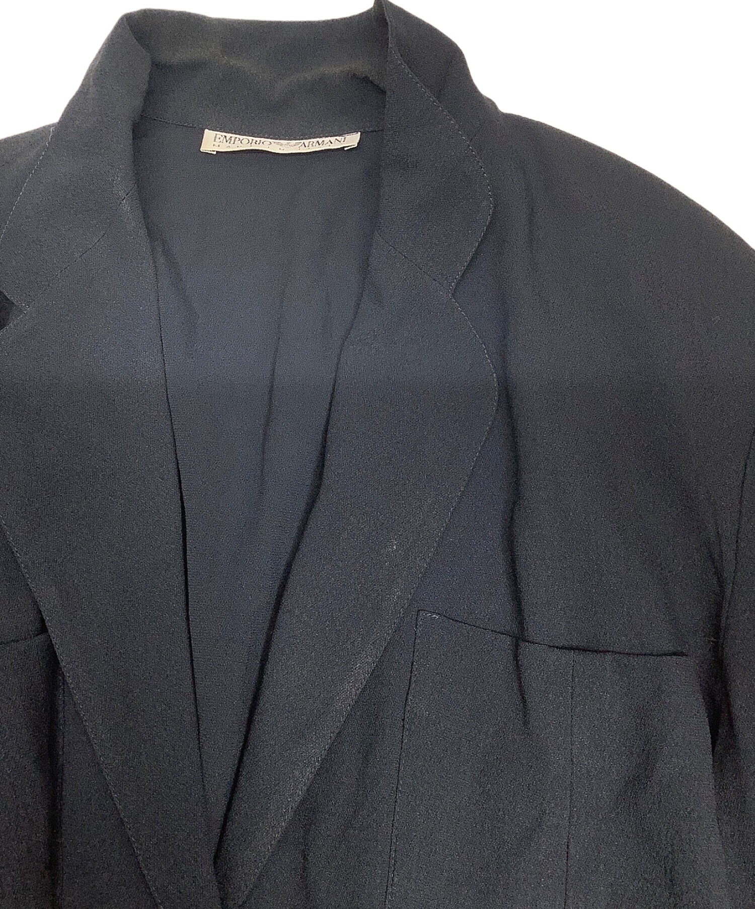 中古・古着通販】EMPORIO ARMANI (エンポリオアルマーニ) セットアップスーツ ネイビー サイズ:40｜ブランド・古着通販  トレファク公式【TREFAC FASHION】スマホサイト