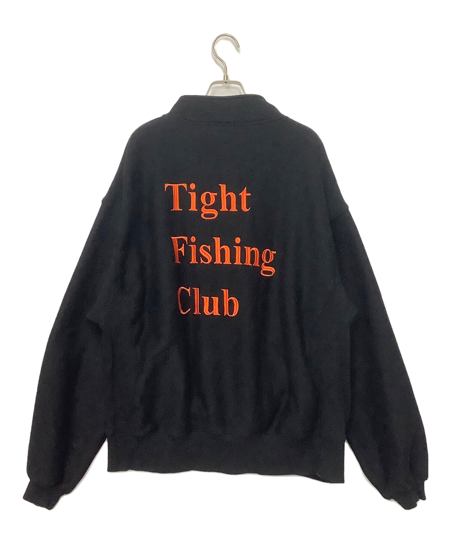 中古・古着通販】TIGHTBOOTH PRODUCTION (タイトブースプロダクション) CHAOS FISHING CLUB ( カオスフィッシングクラブ) ハーフボタンプルオーバー ブラック サイズ:M｜ブランド・古着通販 トレファク公式【TREFAC  FASHION】スマホサイト