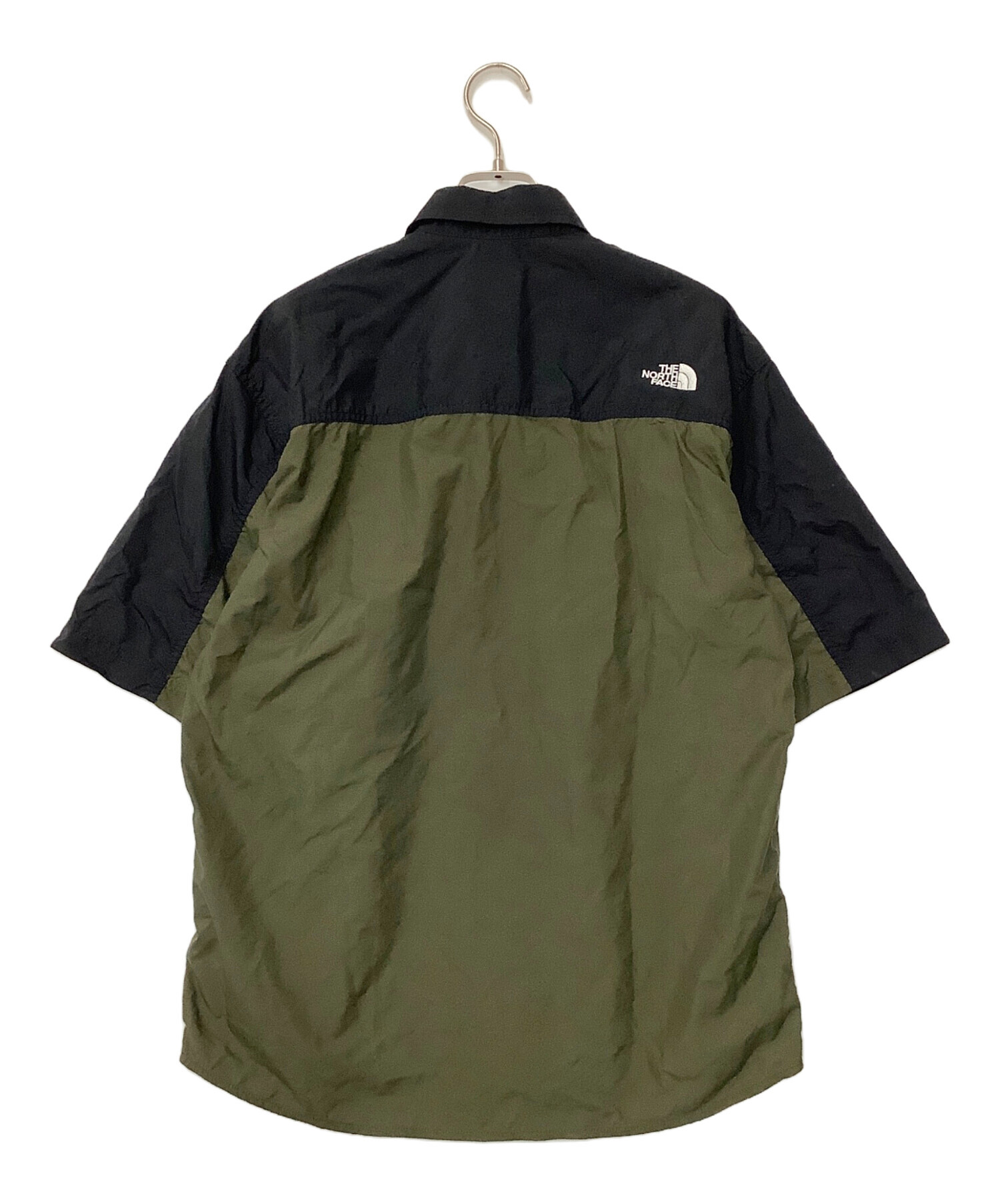 中古・古着通販】THE NORTH FACE (ザ ノース フェイス) ヌプシシャツ ブラック×カーキ サイズ:M｜ブランド・古着通販  トレファク公式【TREFAC FASHION】スマホサイト