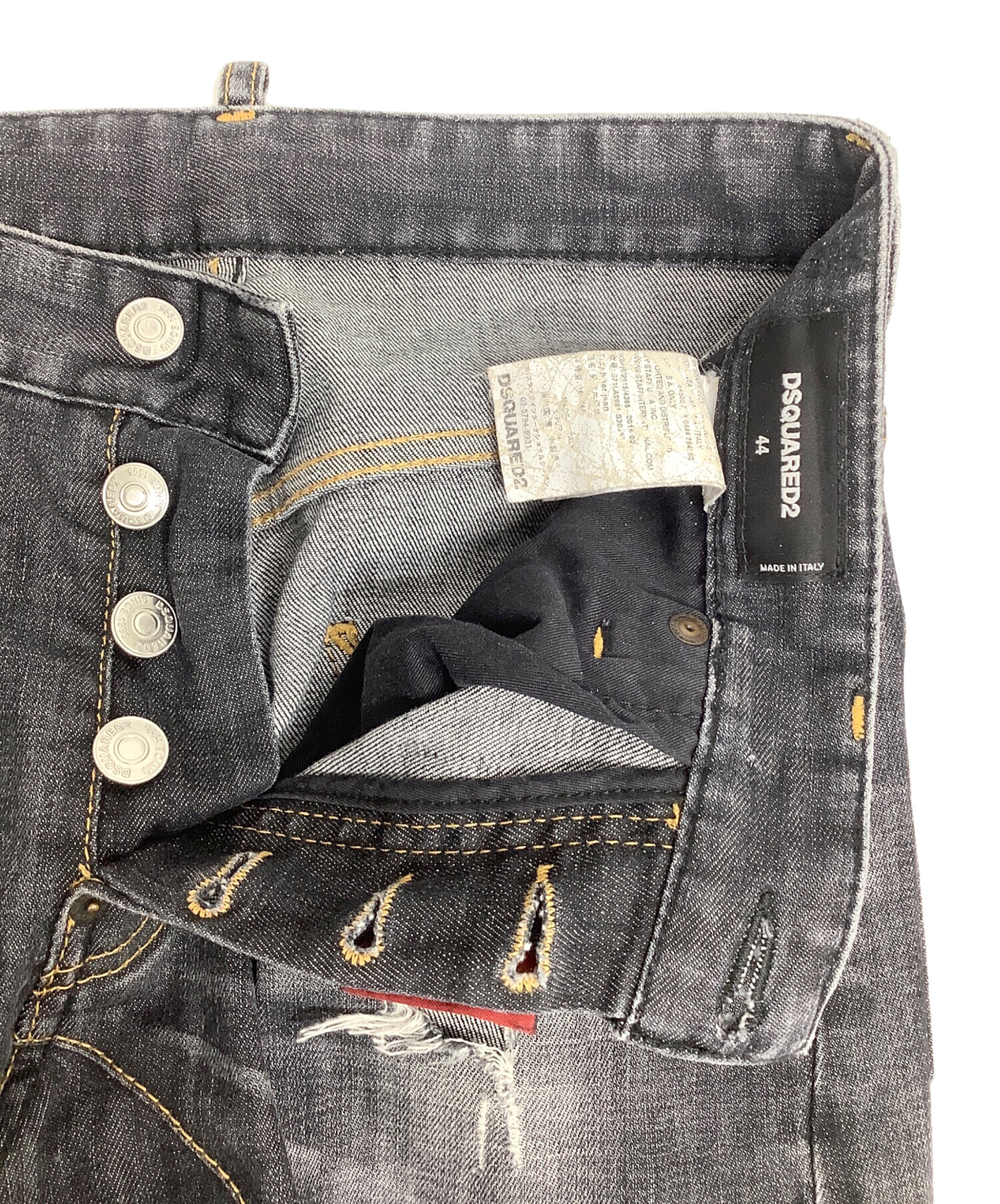 中古・古着通販】DSQUARED2 (ディースクエアード) ストレッチダメージジーンズ インディゴ サイズ:44｜ブランド・古着通販  トレファク公式【TREFAC FASHION】スマホサイト