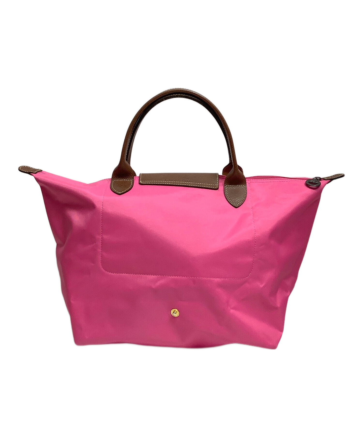 LONGCHAMP (ロンシャン) トートバッグ ピンク×ブラウン