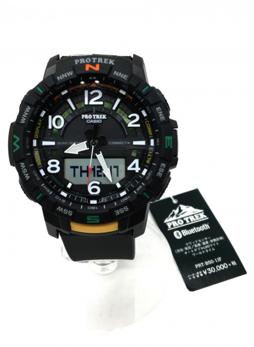 中古・古着通販】CASIO (カシオ) 腕時計 ブラック PRO TREK PRT-B50