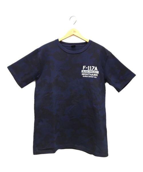 中古・古着通販】AVIREX (アヴィレックス) Tシャツ ネイビー サイズ:Ｌ